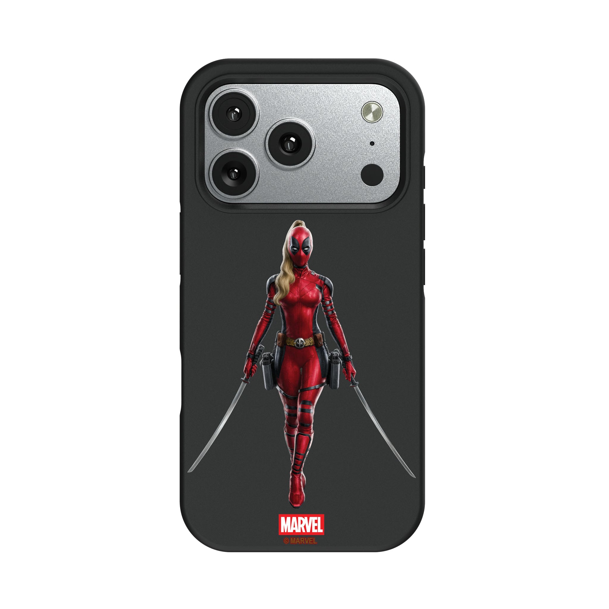 Marvel Ladypool Badge iPhone Bump Phone Case for Apple iPhone#Device_iPhone 17 Pro