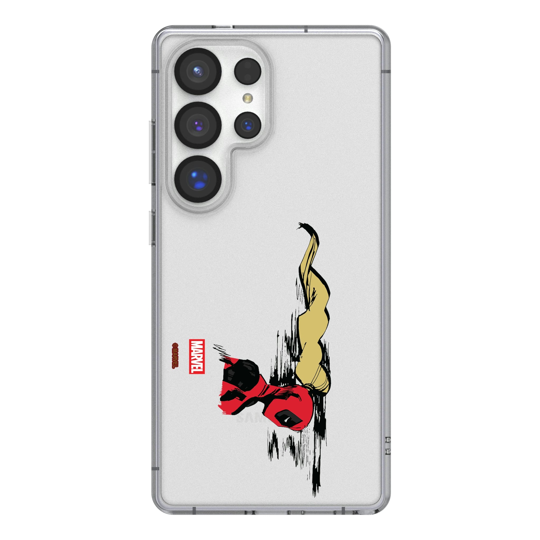 Marvel Ladypool Badge Galaxy Clear Phone Case for Samsung Galaxy