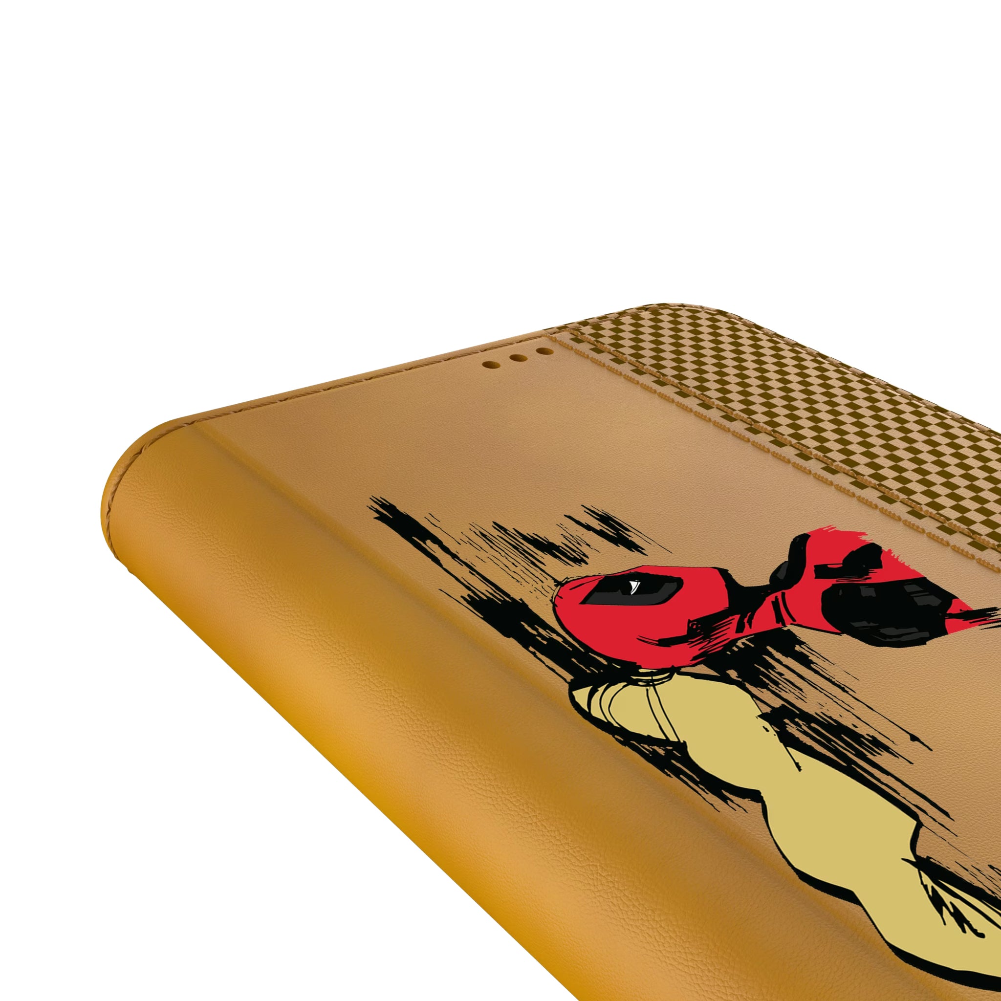 Marvel Ladypool Badge Galaxy Folio Phone Case for Samsung Galaxy - Detail