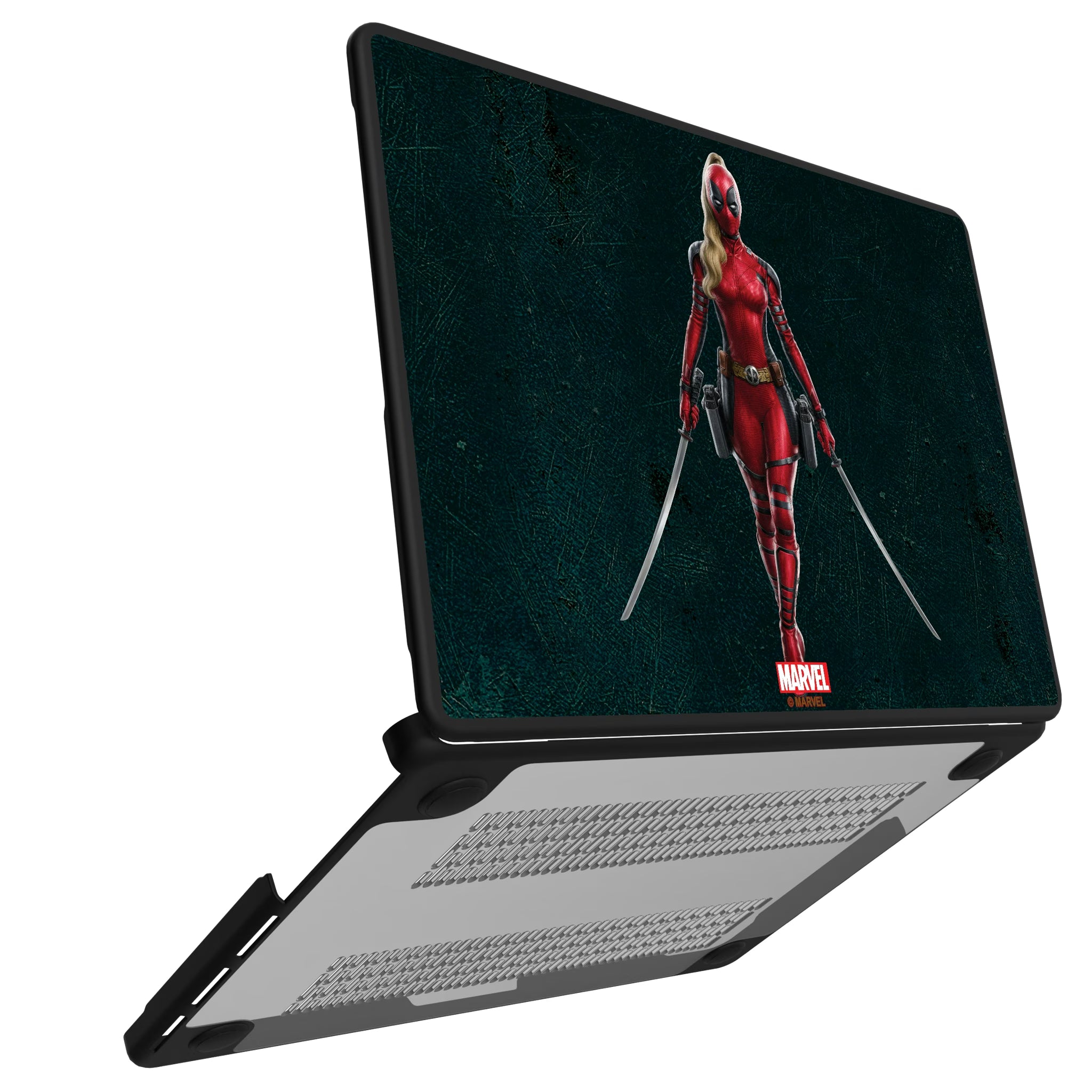 Marvel Ladypool Badge MacBook Laptop Case for Apple MacBook#Device_MacBook Pro (14-inch, 2021) / MacBook Pro (14-inch, 2023) / MacBook Pro (14-inch, 2024)