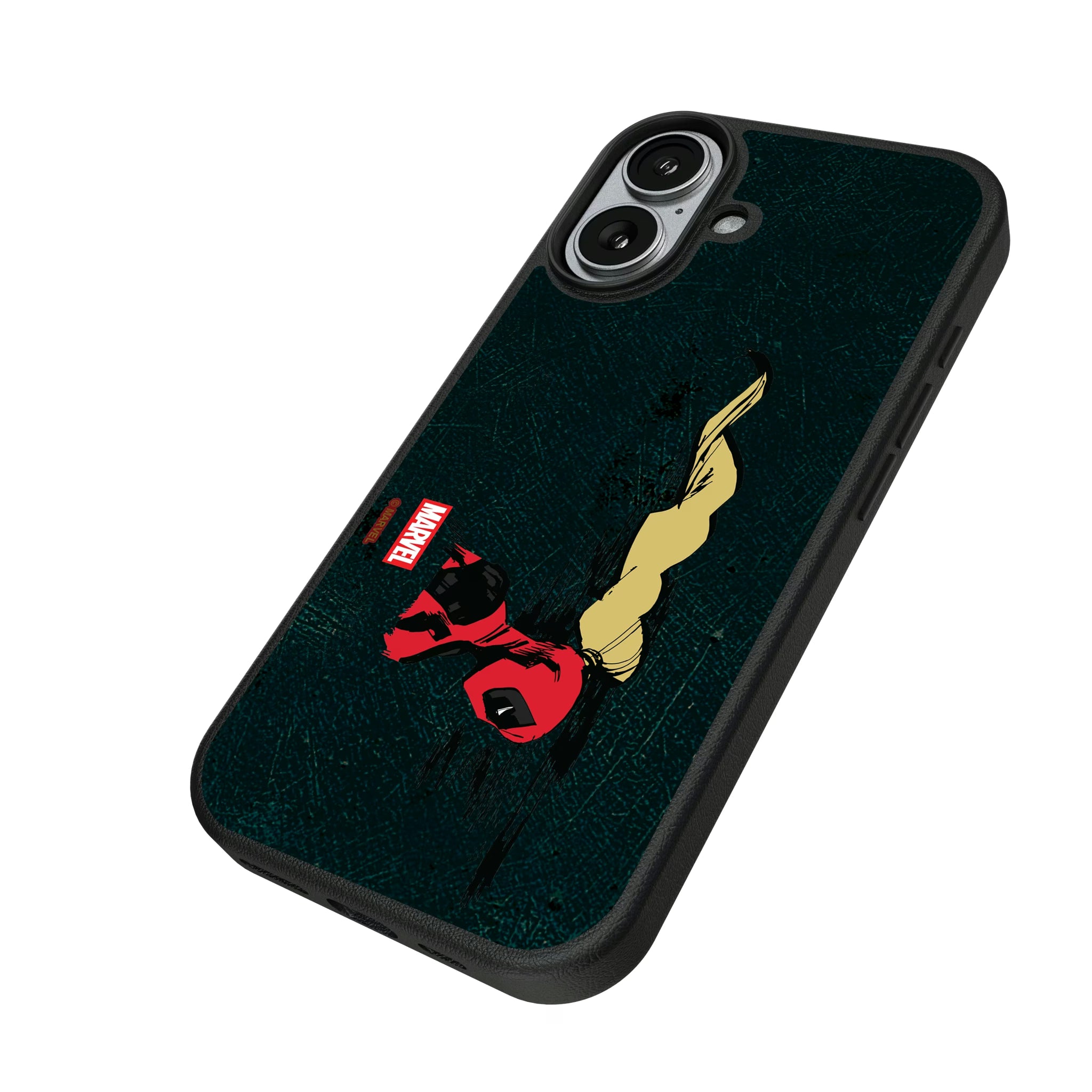 Marvel Ladypool Badge iPhone MagSafe Compatible Phone Case for Apple iPhone - Isometric View#Device_iPhone 17