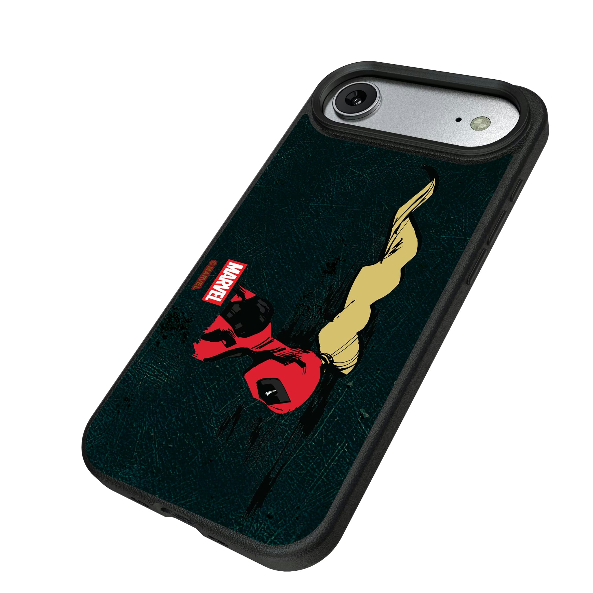 Marvel Ladypool Badge iPhone MagSafe Compatible Phone Case for Apple iPhone - Isometric View#Device_iPhone Air