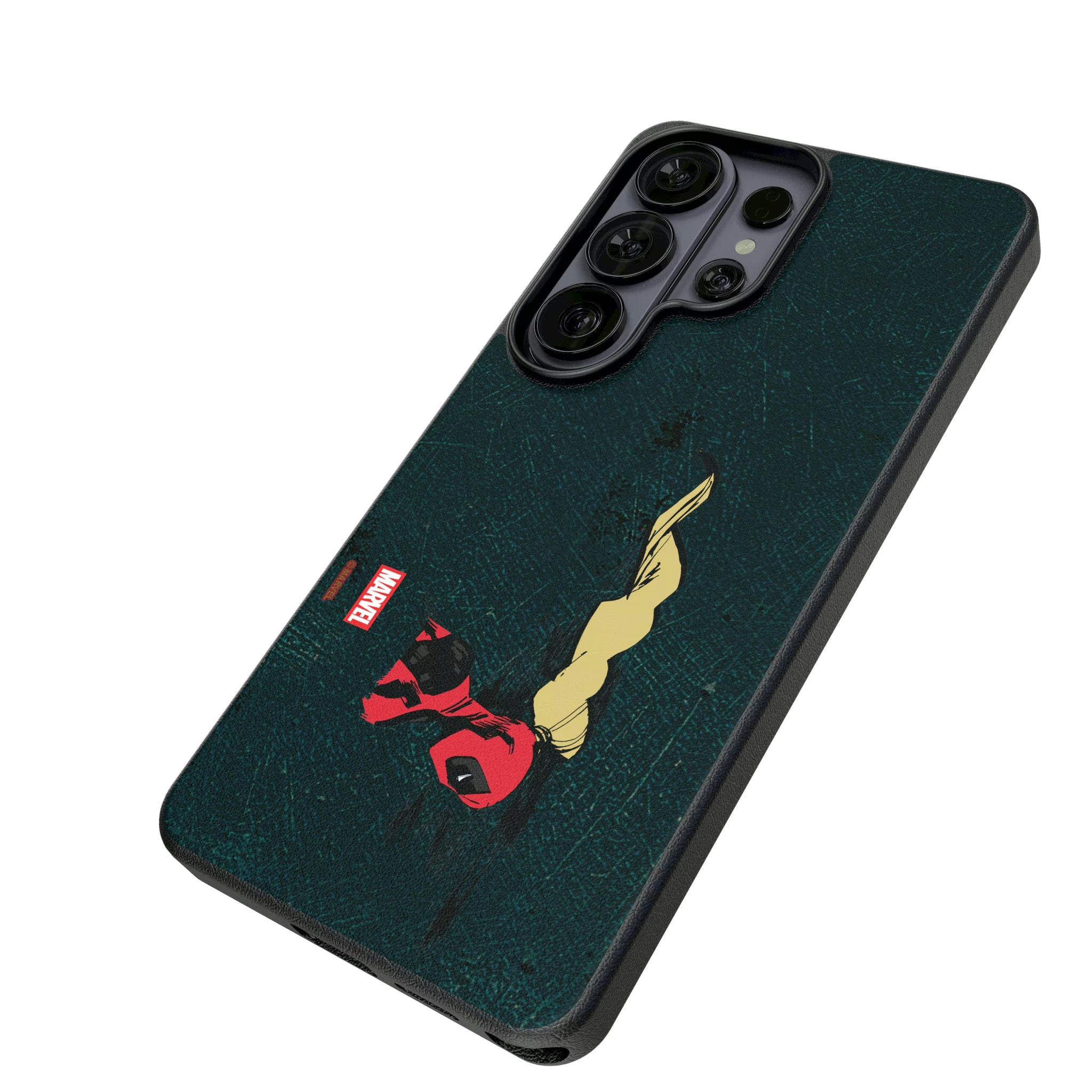Marvel Ladypool Badge Galaxy MagSafe Compatible Phone Case for Samsung Galaxy - Isometric View