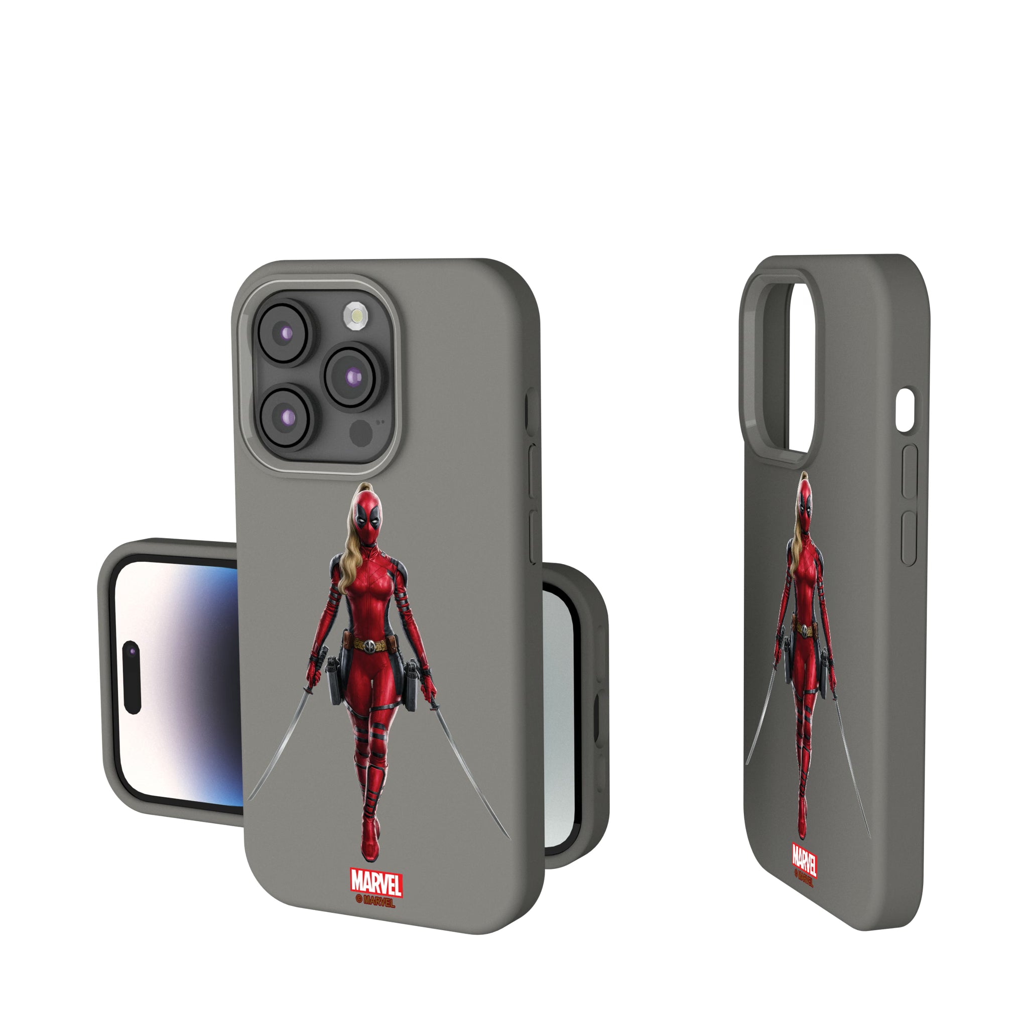 Marvel Ladypool Badge iPhone Soft Touch Phone Case for Apple iPhone