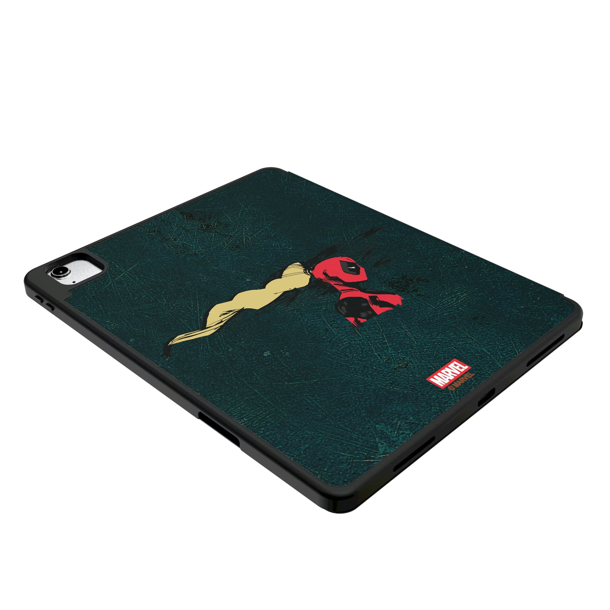 Marvel Ladypool Badge iPad Tablet Case for Apple iPad - Isometric View