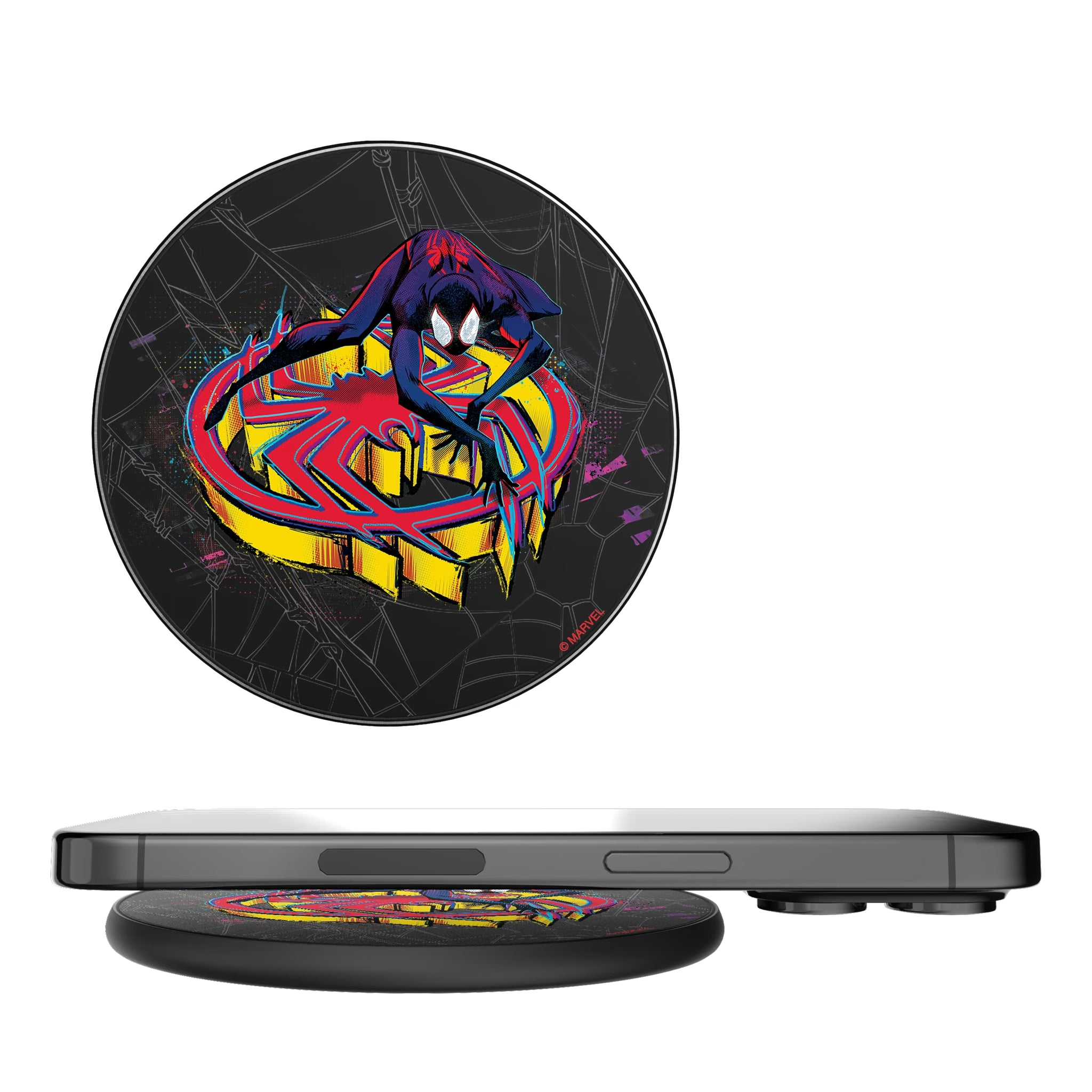 Marvel Miles Morales Badge 15-Watt Wireless Charger