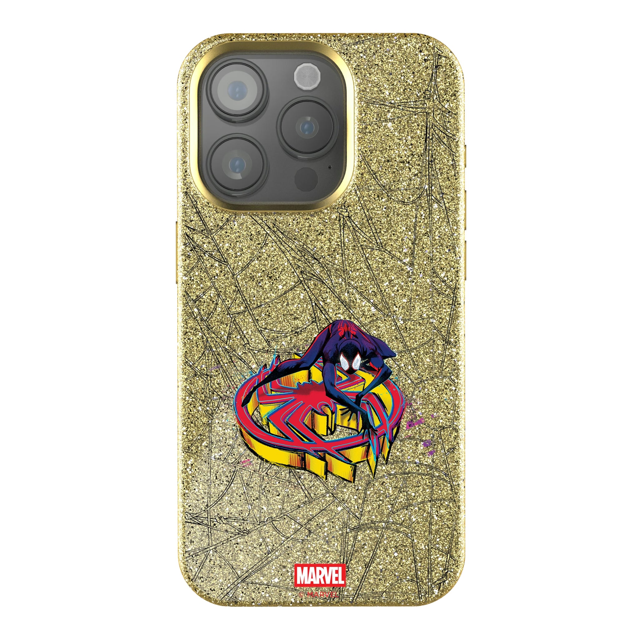 Marvel Miles Morales Badge iPhone Bling Phone Case for Apple iPhone