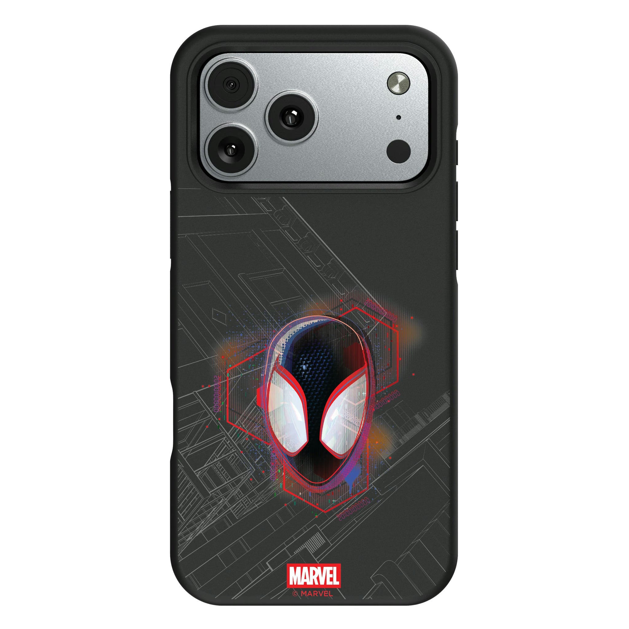 Marvel Miles Morales Badge iPhone Bump Phone Case for Apple iPhone#Device_iPhone 17 Pro Max