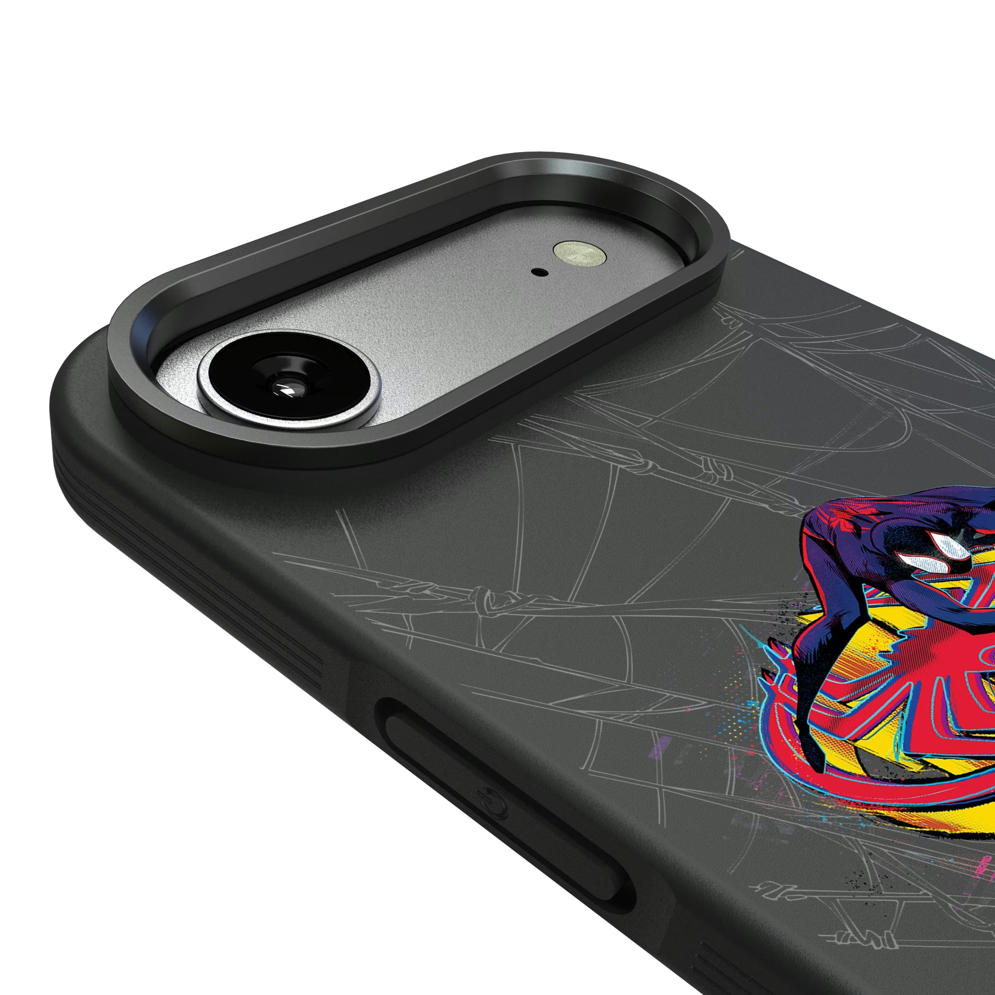 Marvel Miles Morales Badge iPhone Bump Phone Case for Apple iPhone - Detail#Device_iPhone Air
