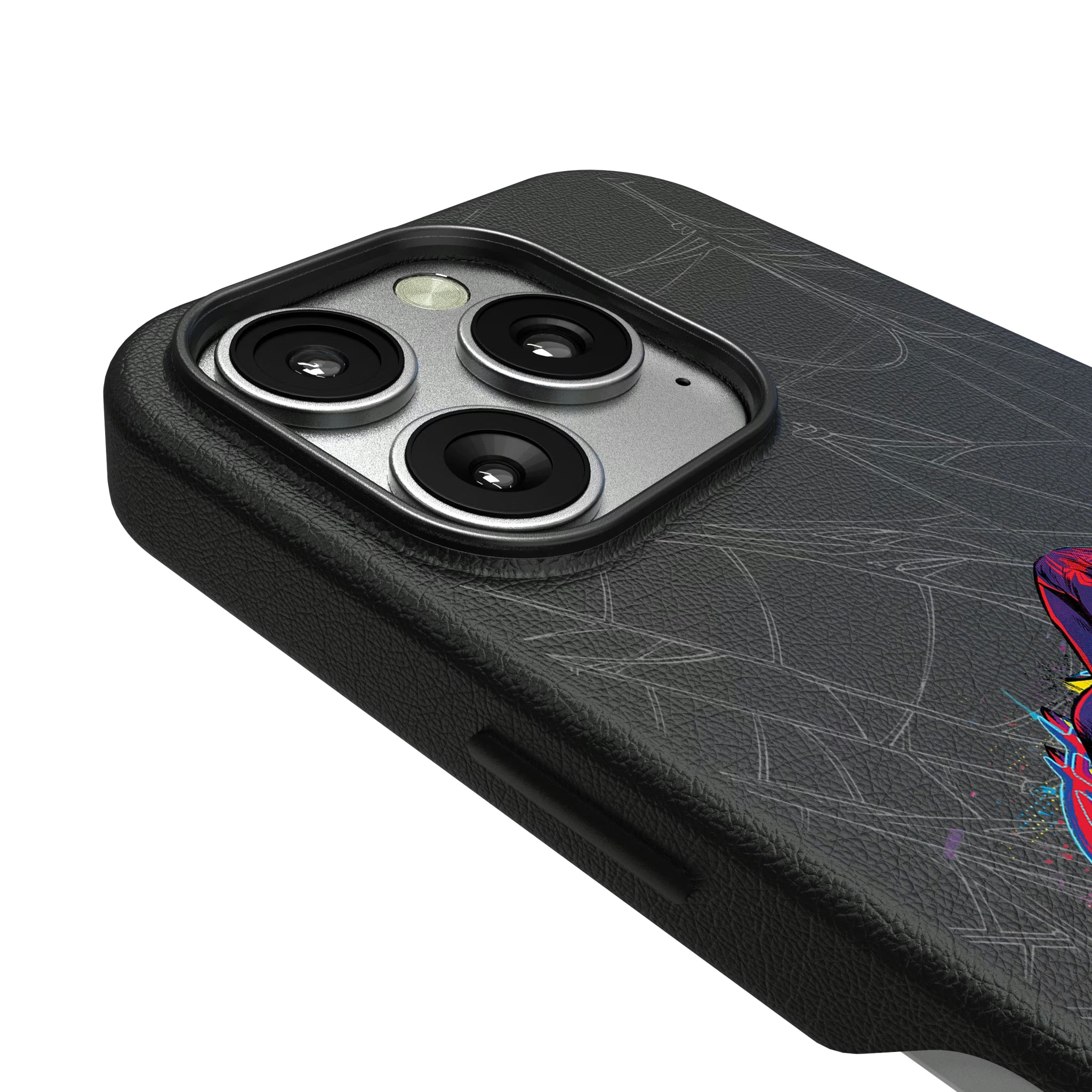 Marvel Miles Morales Badge iPhone MagSafe Compatible Phone Case for Apple iPhone - Detail
