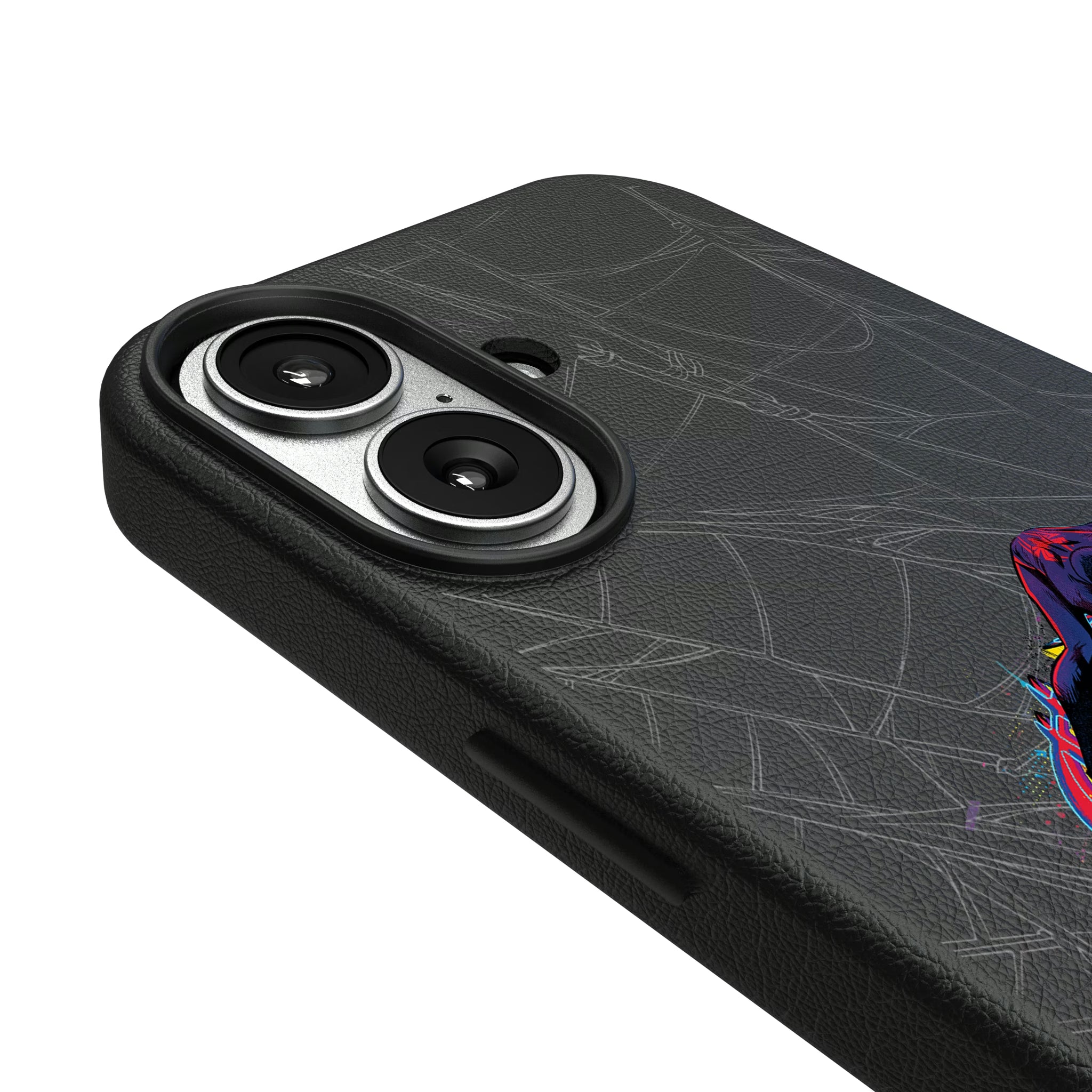 Marvel Miles Morales Badge iPhone MagSafe Compatible Phone Case for Apple iPhone - Detail#Device_iPhone 17