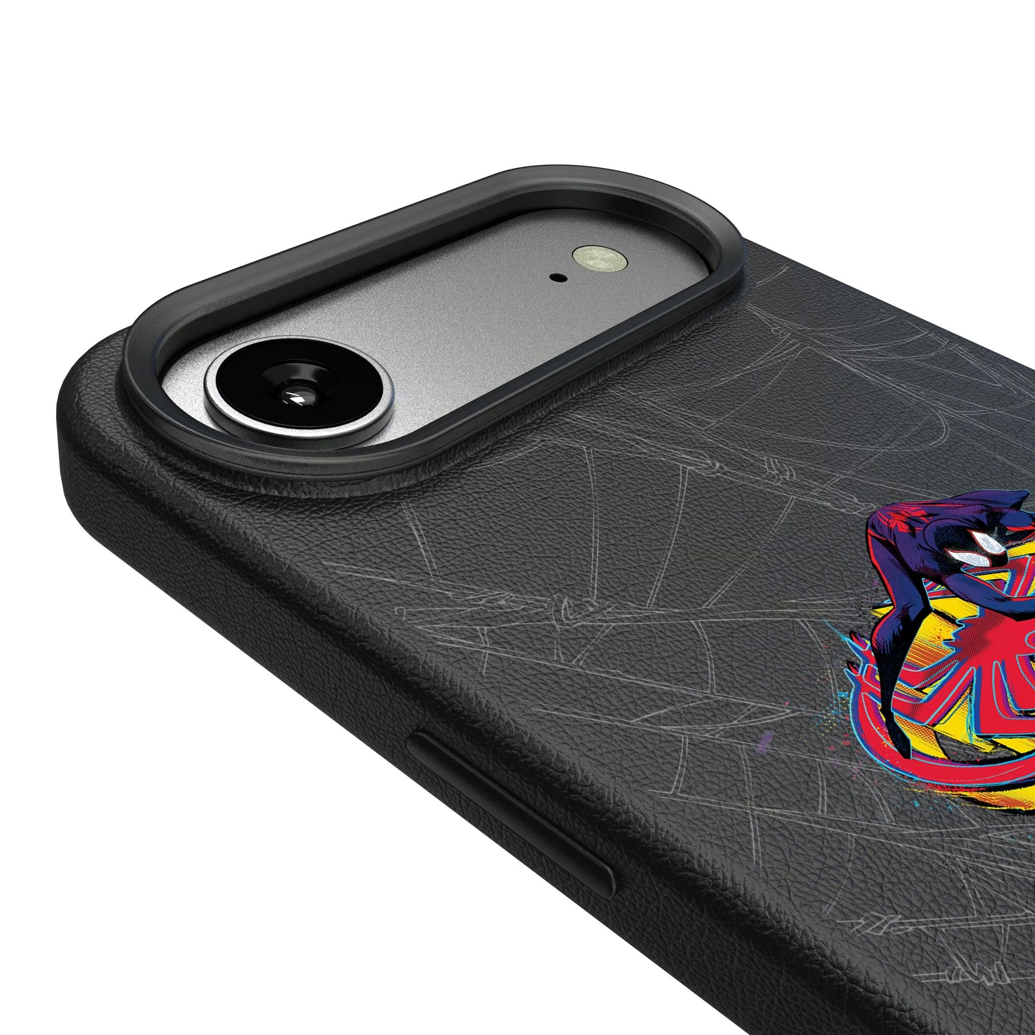 Marvel Miles Morales Badge iPhone MagSafe Compatible Phone Case for Apple iPhone - Detail#Device_iPhone Air