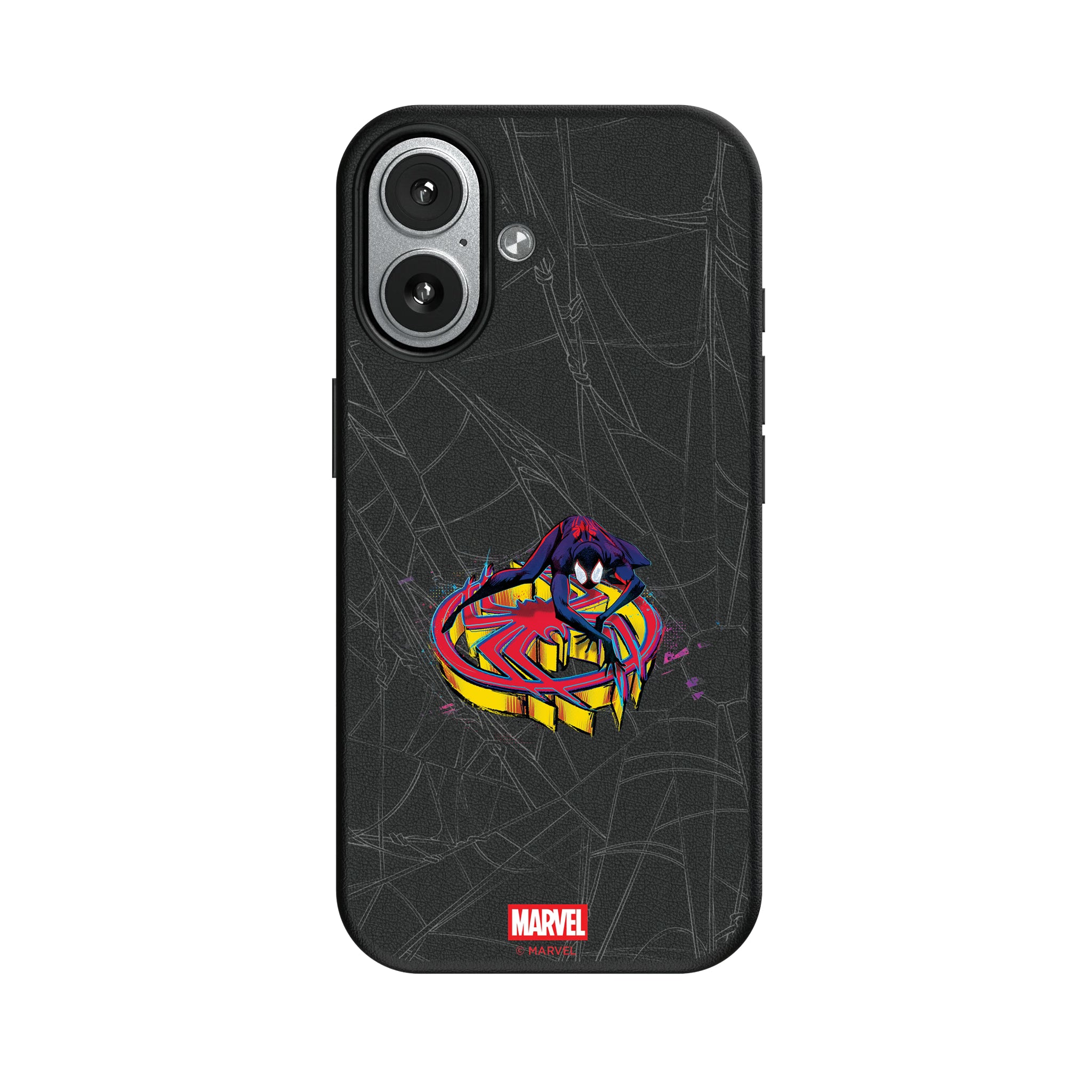 Marvel Miles Morales Badge iPhone MagSafe Compatible Phone Case for Apple iPhone#Device_iPhone 17