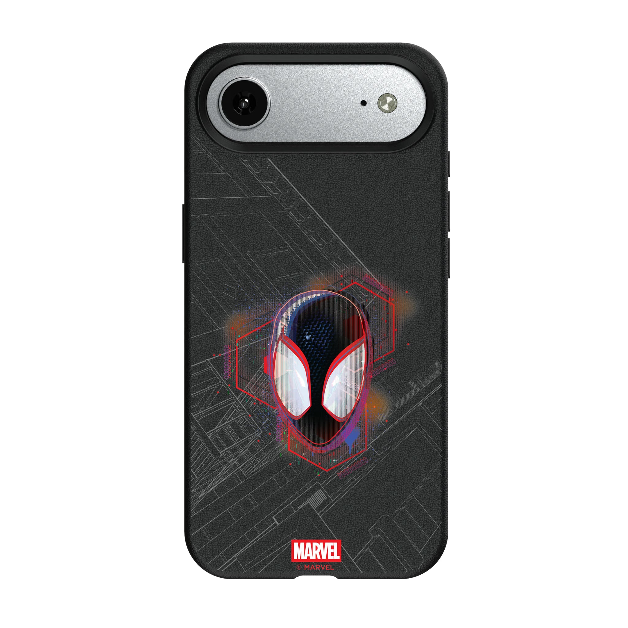Marvel Miles Morales Badge iPhone MagSafe Compatible Phone Case for Apple iPhone#Device_iPhone Air