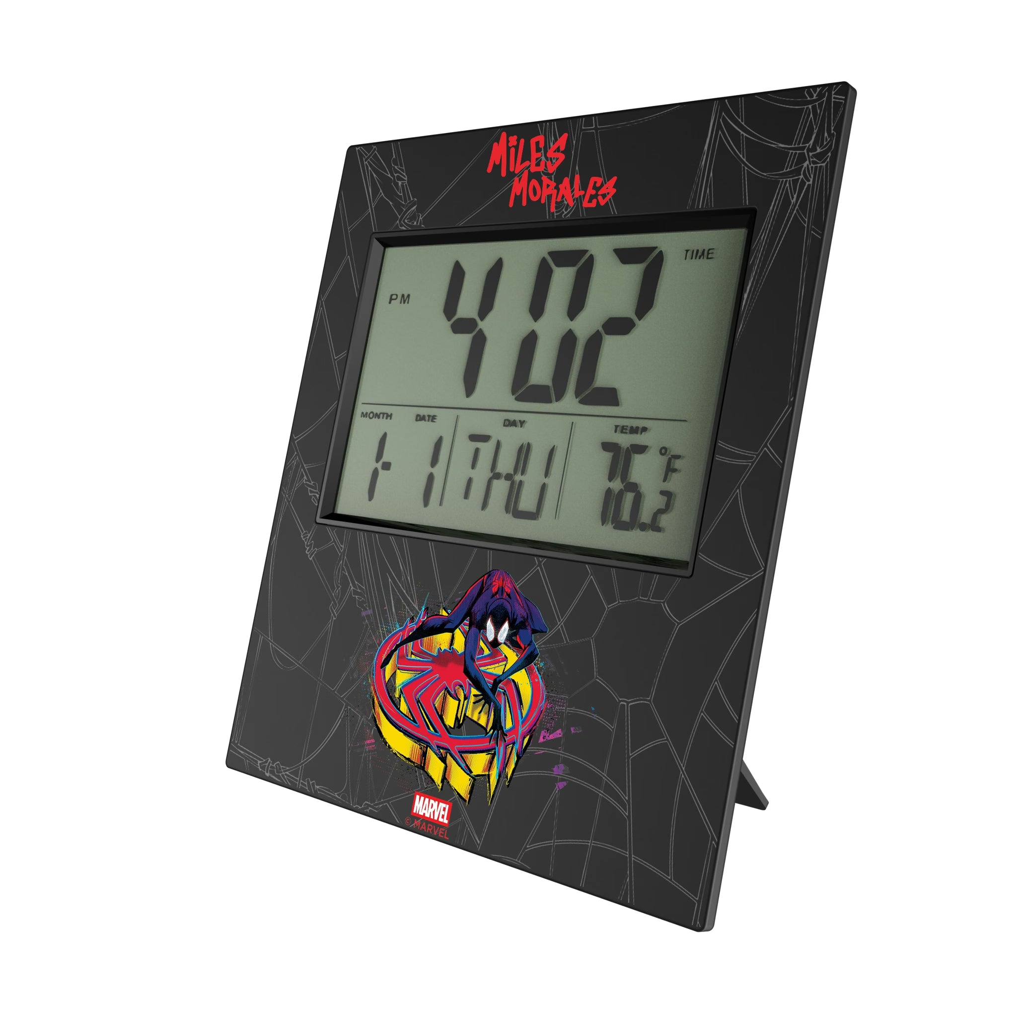 Marvel Miles Morales Badge Wall Clock
