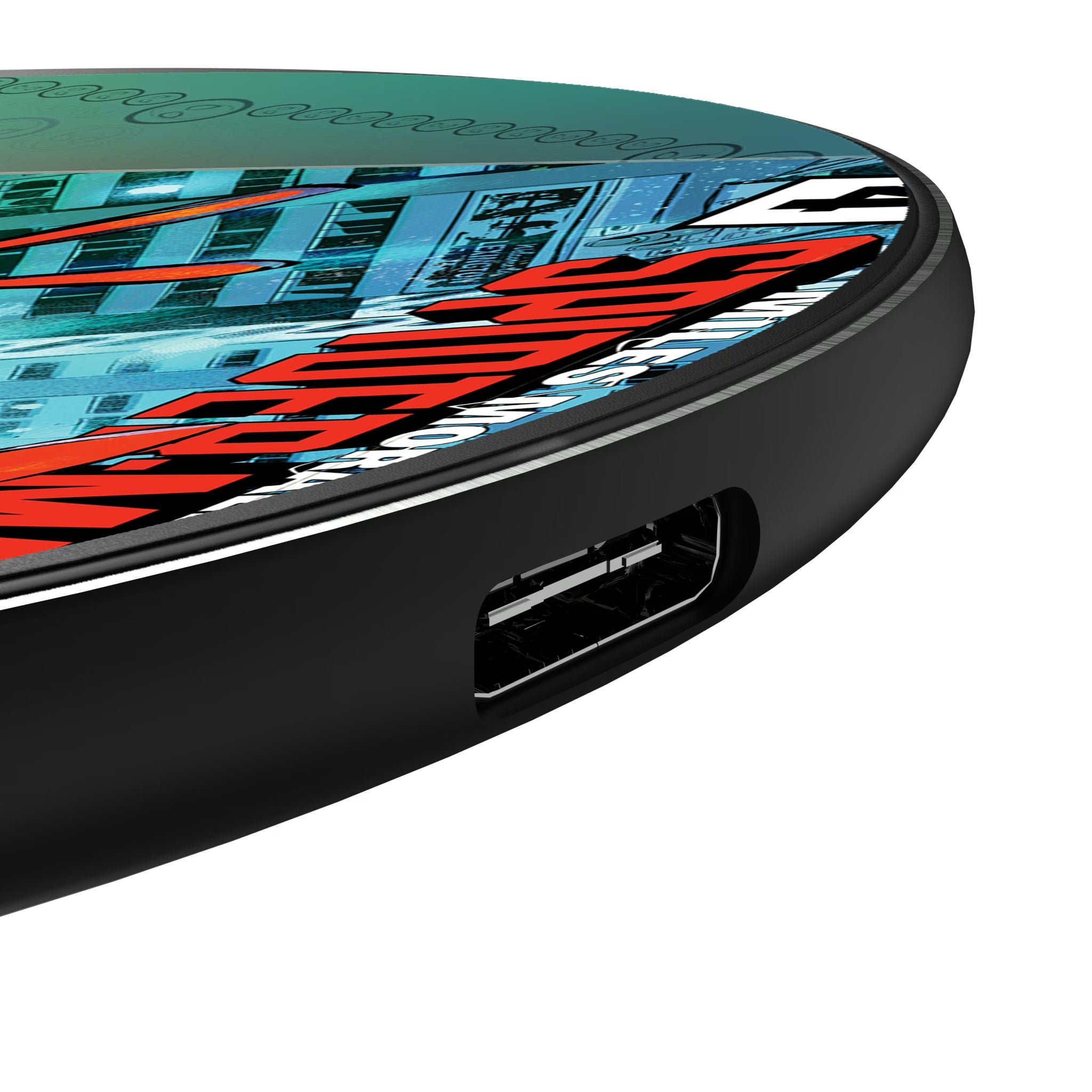 Marvel Miles Morales Classic Cover 15-Watt Wireless Charger - Detail