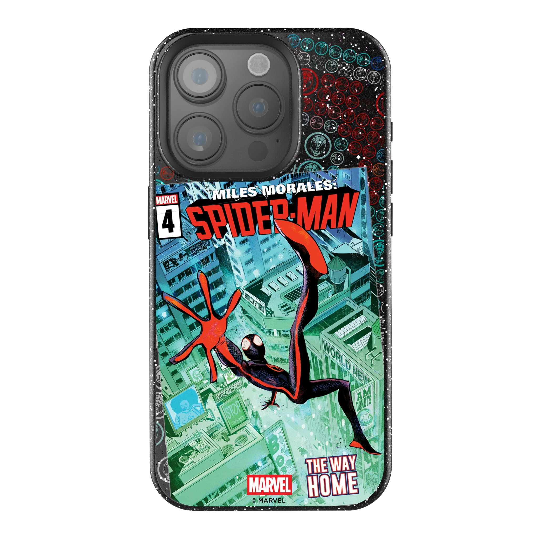 Marvel Miles Morales Classic Cover iPhone Bling Phone Case for Apple iPhone