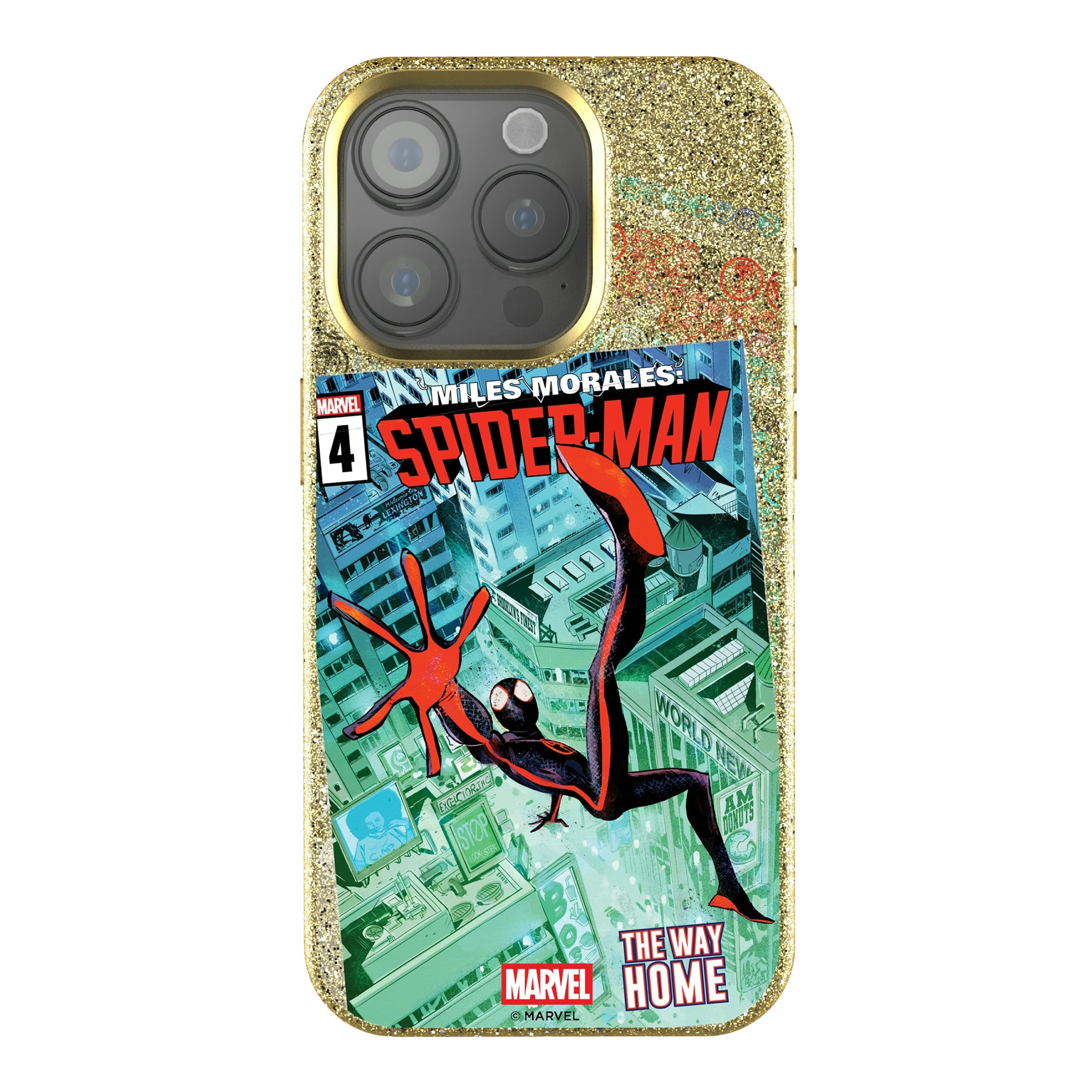 Marvel Miles Morales Classic Cover iPhone Bling Phone Case for Apple iPhone