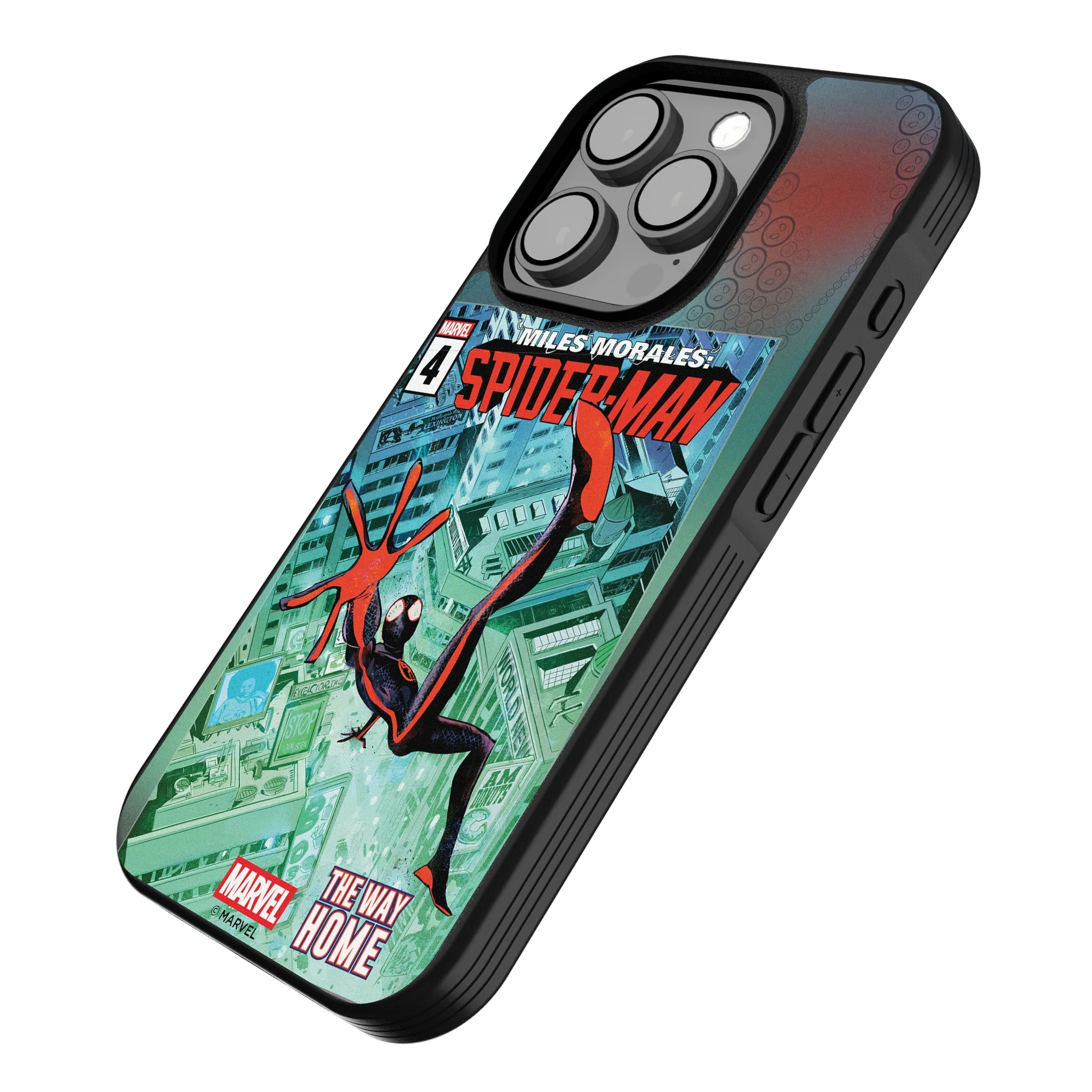 Marvel Miles Morales Classic Cover iPhone Bump Phone Case for Apple iPhone - Isometric View