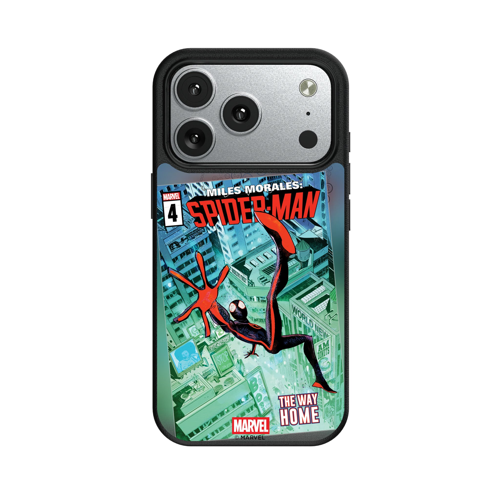 Marvel Miles Morales Classic Cover iPhone MagSafe Compatible Phone Case for Apple iPhone#Device_iPhone 17 Pro