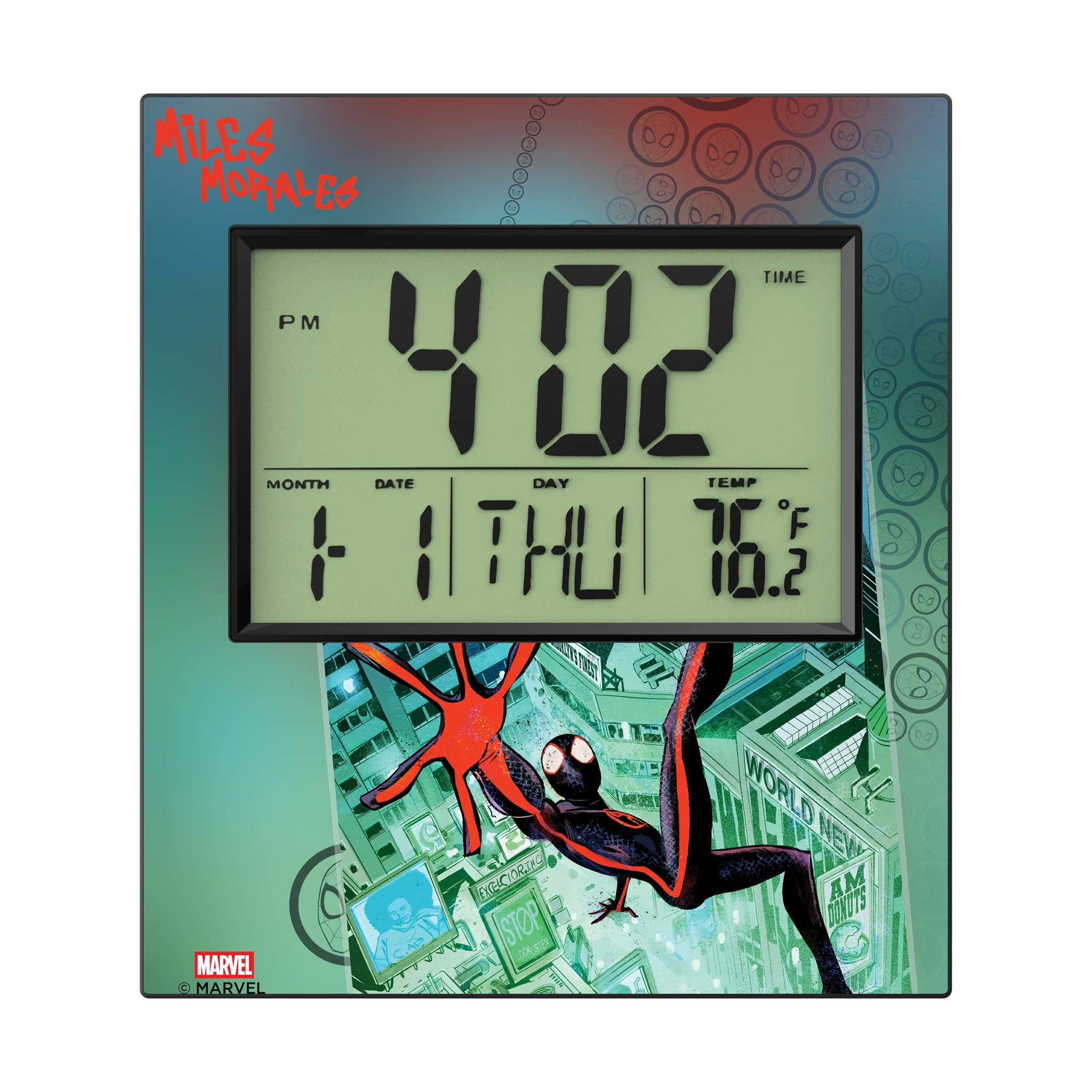 Marvel Miles Morales Classic Cover Wall Clock