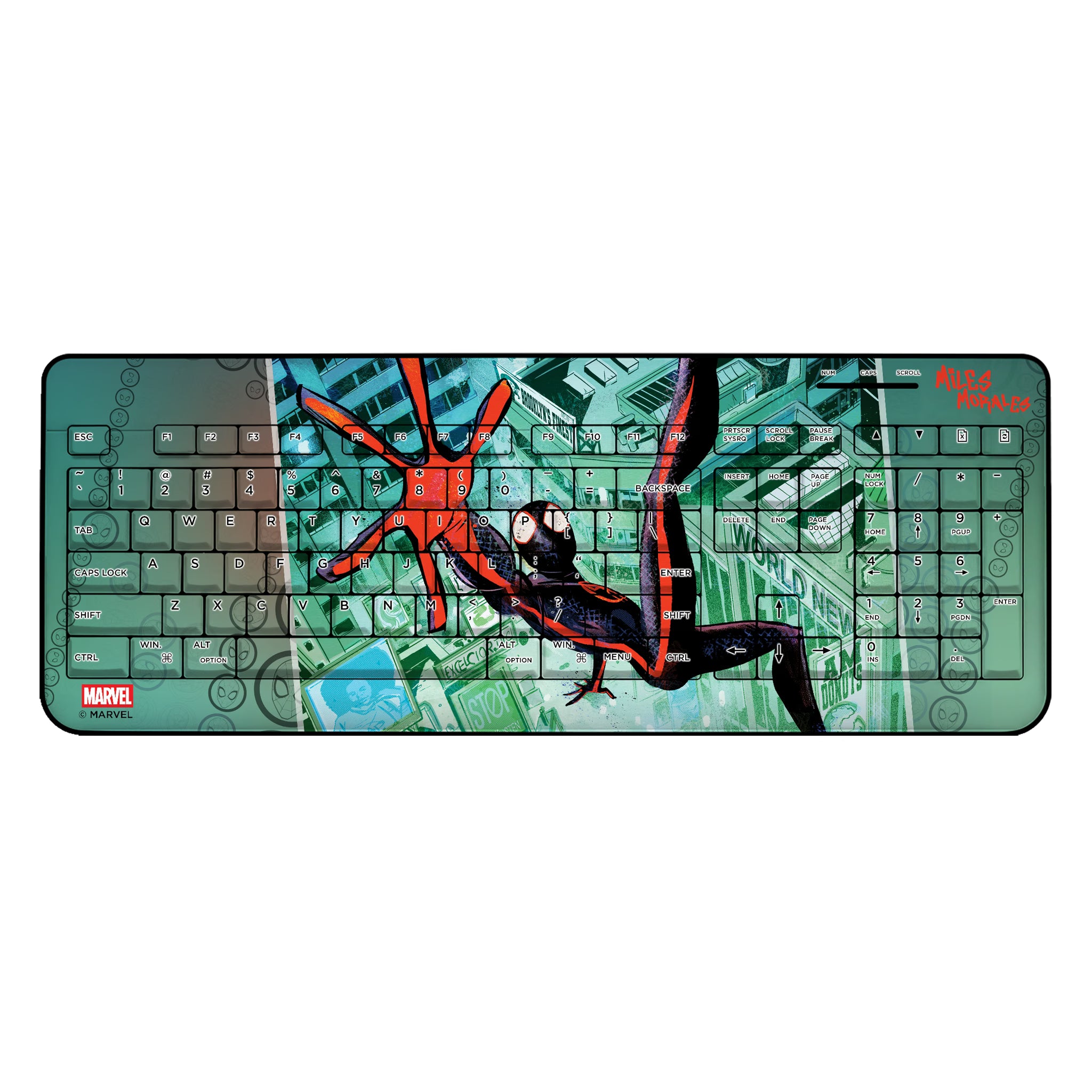 Marvel Miles Morales Classic Cover Wireless USB Keyboard