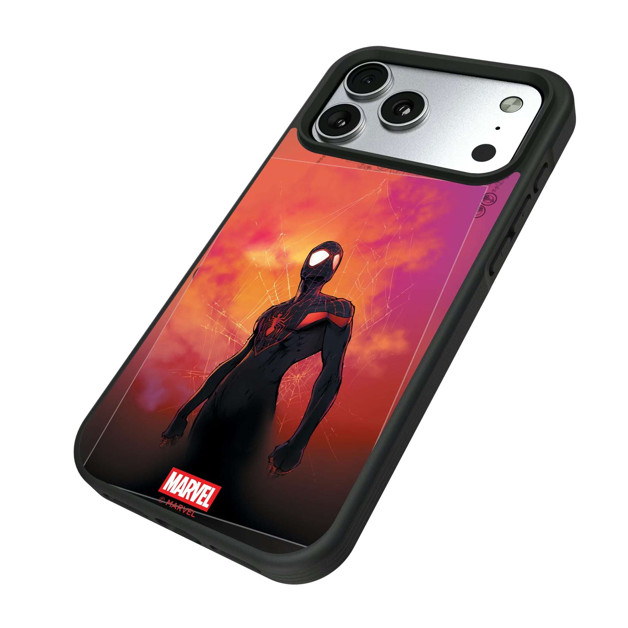 Marvel Miles Morales Cover Art iPhone Bump Phone Case for Apple iPhone - Isometric View#Device_iPhone 17 Pro Max