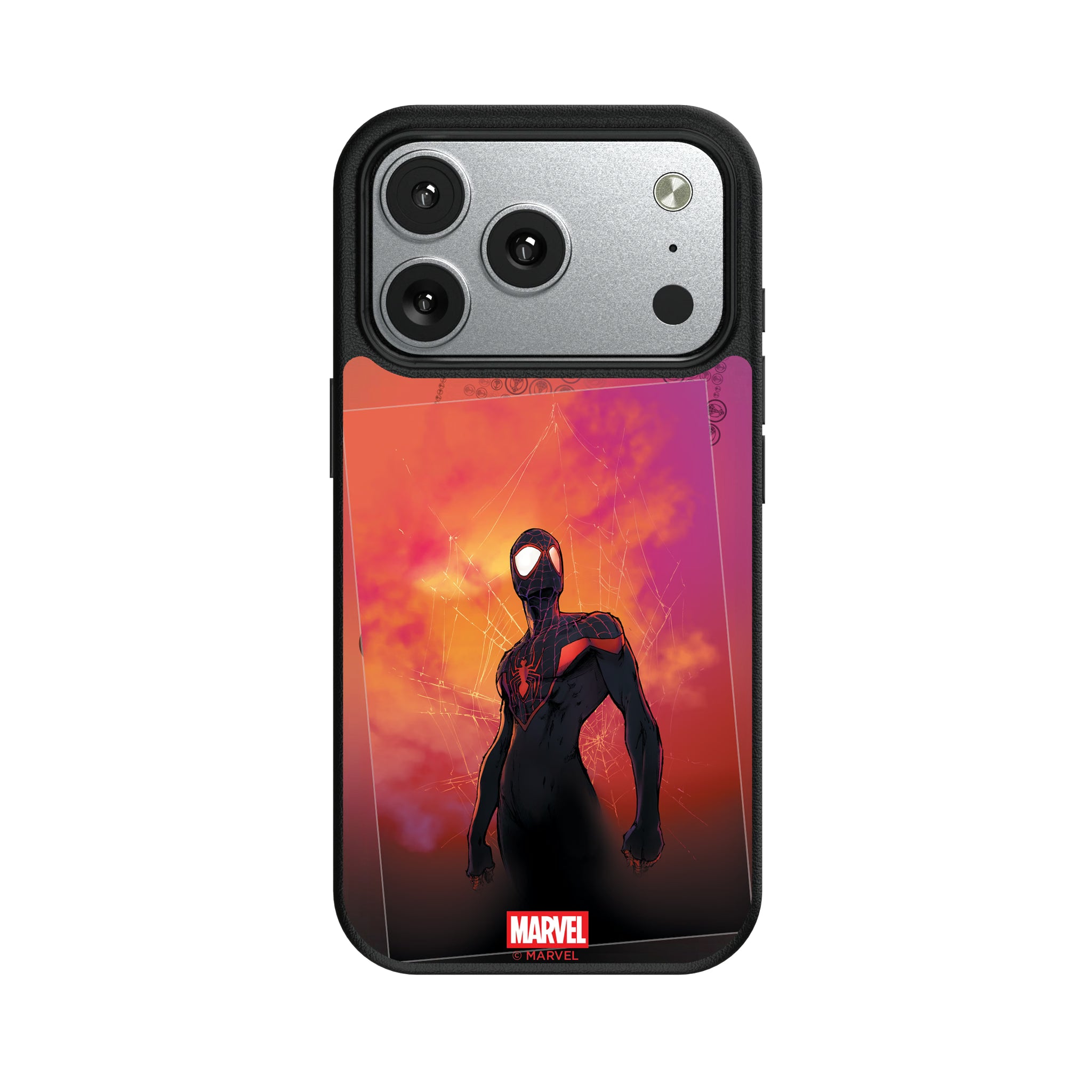Marvel Miles Morales Cover Art iPhone MagSafe Compatible Phone Case for Apple iPhone#Device_iPhone 17 Pro