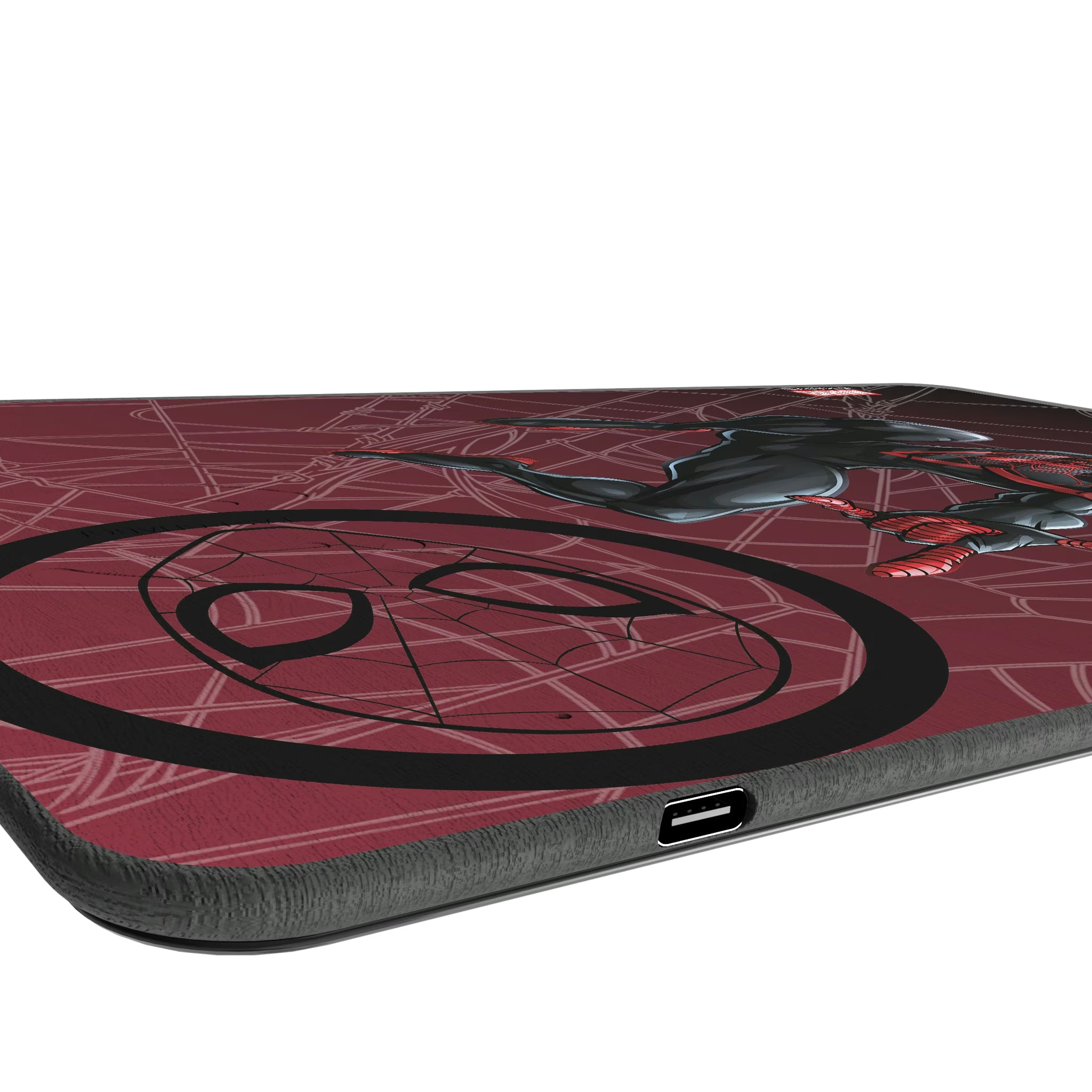 Marvel Miles Morales MechLine 15-Watt Wireless Charger and Mouse Pad