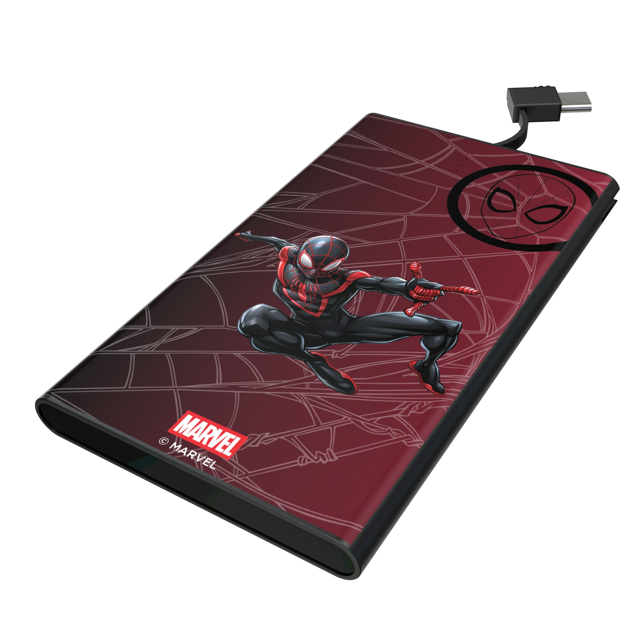 Marvel Miles Morales MechLine 5000mAh Flat Powerbank