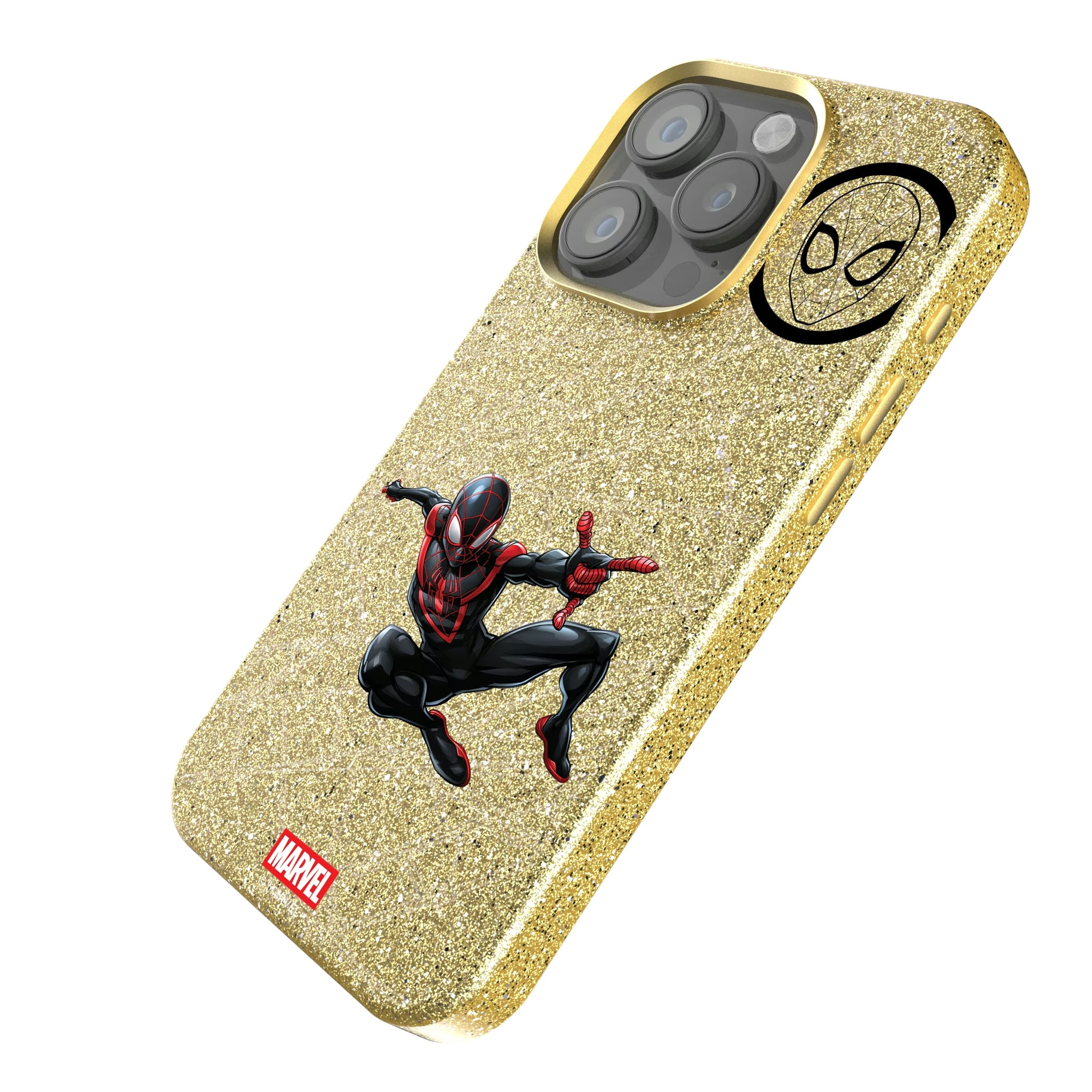 Marvel Miles Morales MechLine iPhone Bling Phone Case for Apple iPhone - Isometric View