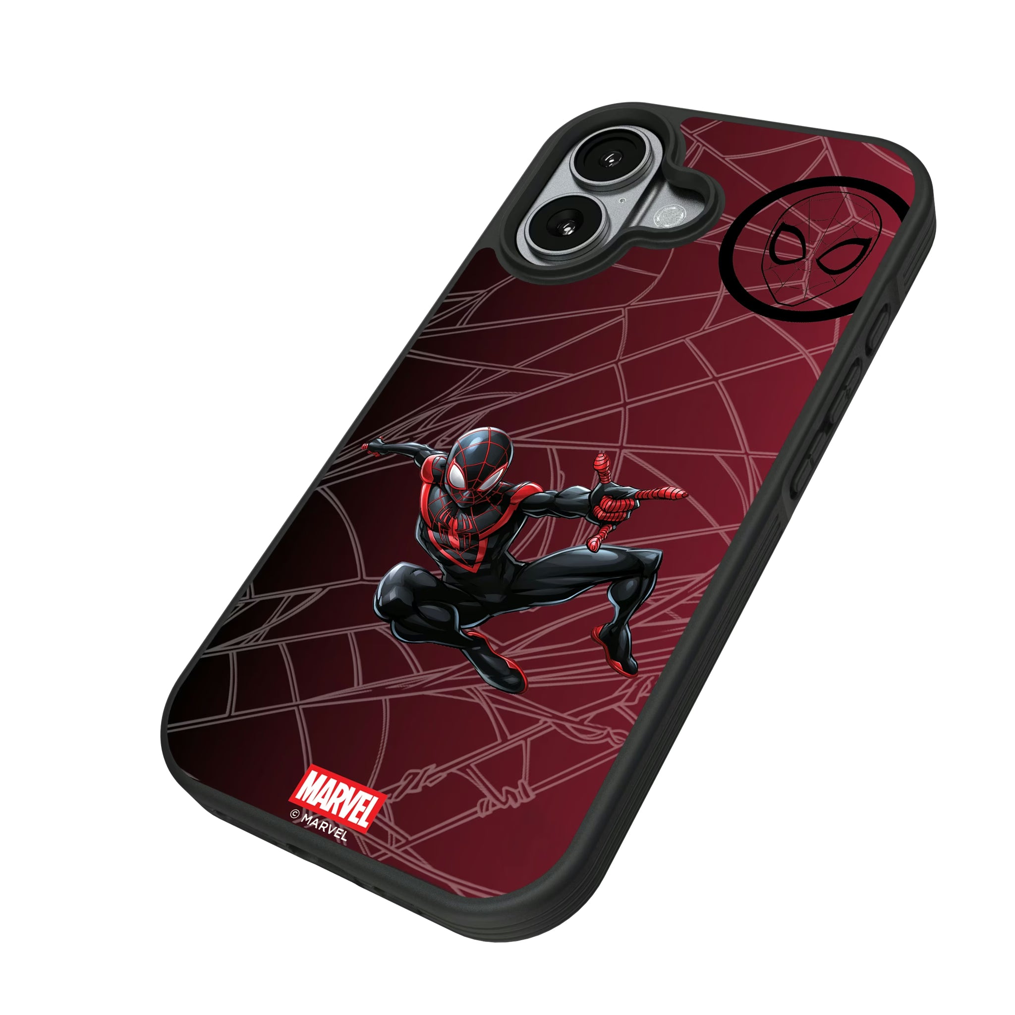 Marvel Miles Morales MechLine iPhone Bump Phone Case for Apple iPhone - Isometric View#Device_iPhone 17