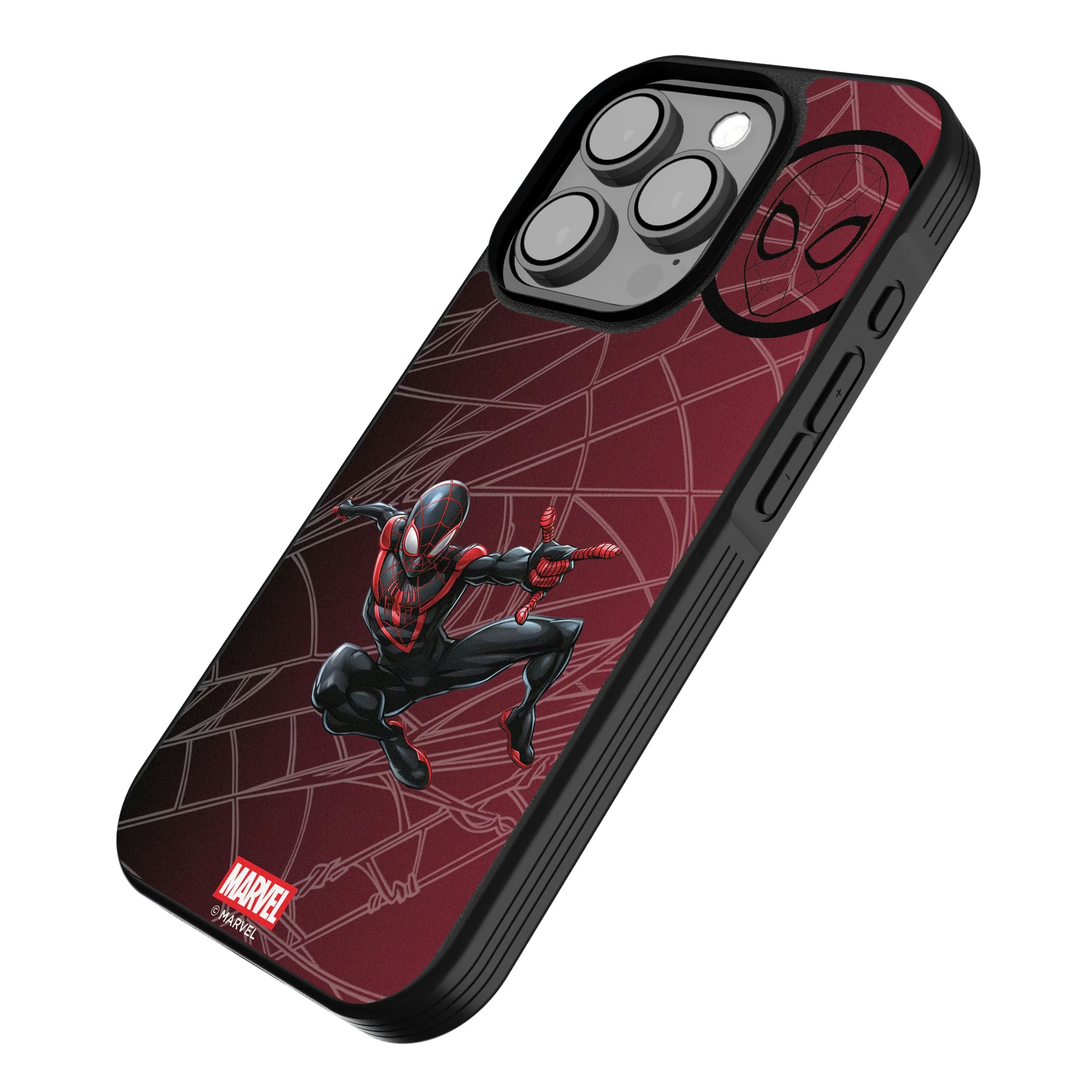 Marvel Miles Morales MechLine iPhone Bump Phone Case for Apple iPhone - Isometric View