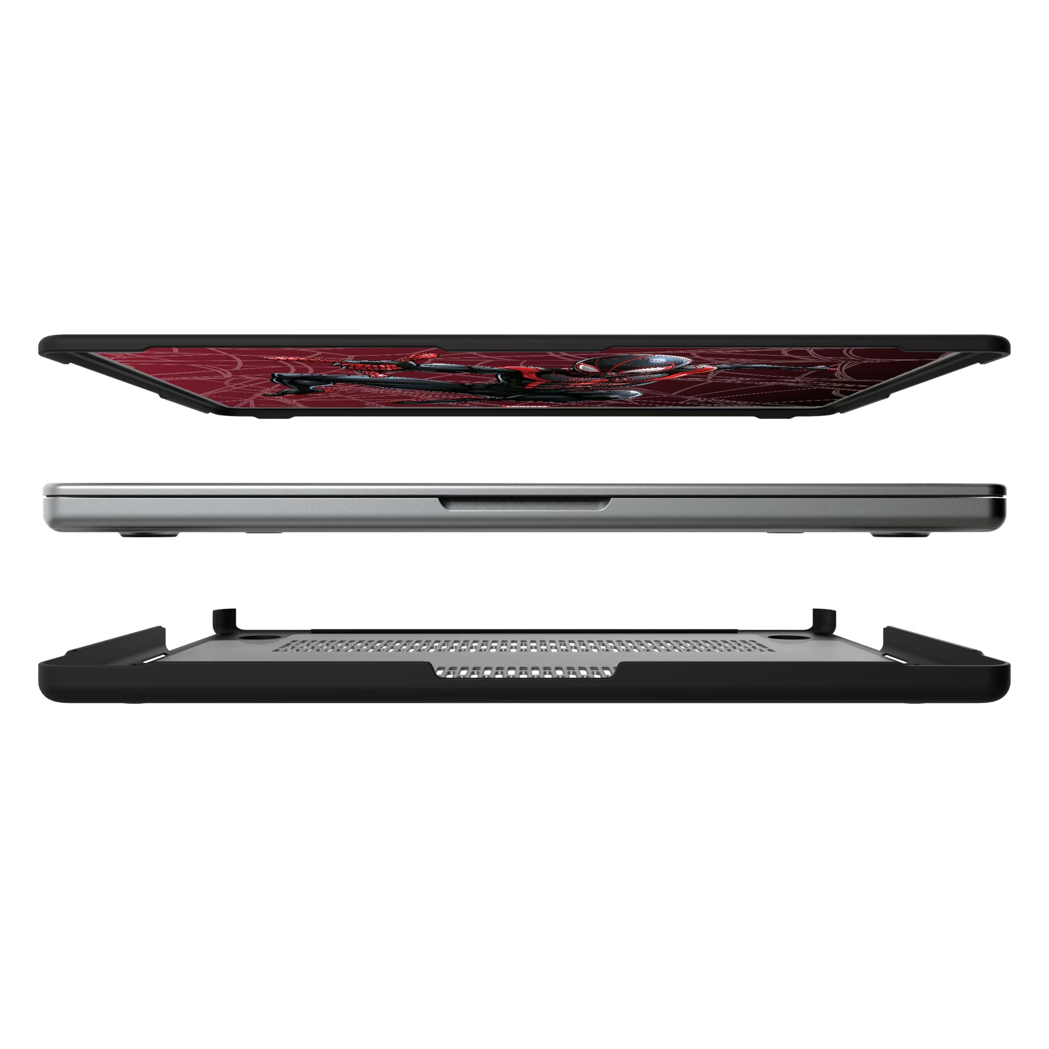 Marvel Miles Morales MechLine MacBook Laptop Case for Apple MacBook#Device_MacBook Pro (14-inch, 2021) / MacBook Pro (14-inch, 2023) / MacBook Pro (14-inch, 2024)