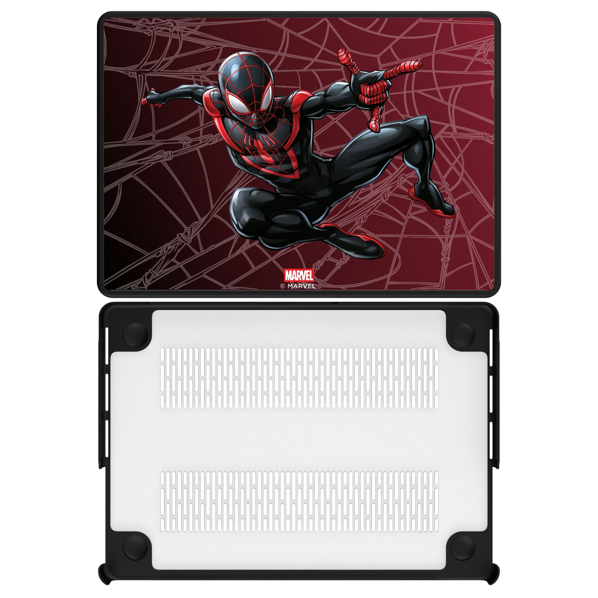 Marvel Miles Morales MechLine MacBook Laptop Case for Apple MacBook#Device_MacBook Pro (14-inch, 2021) / MacBook Pro (14-inch, 2023) / MacBook Pro (14-inch, 2024)