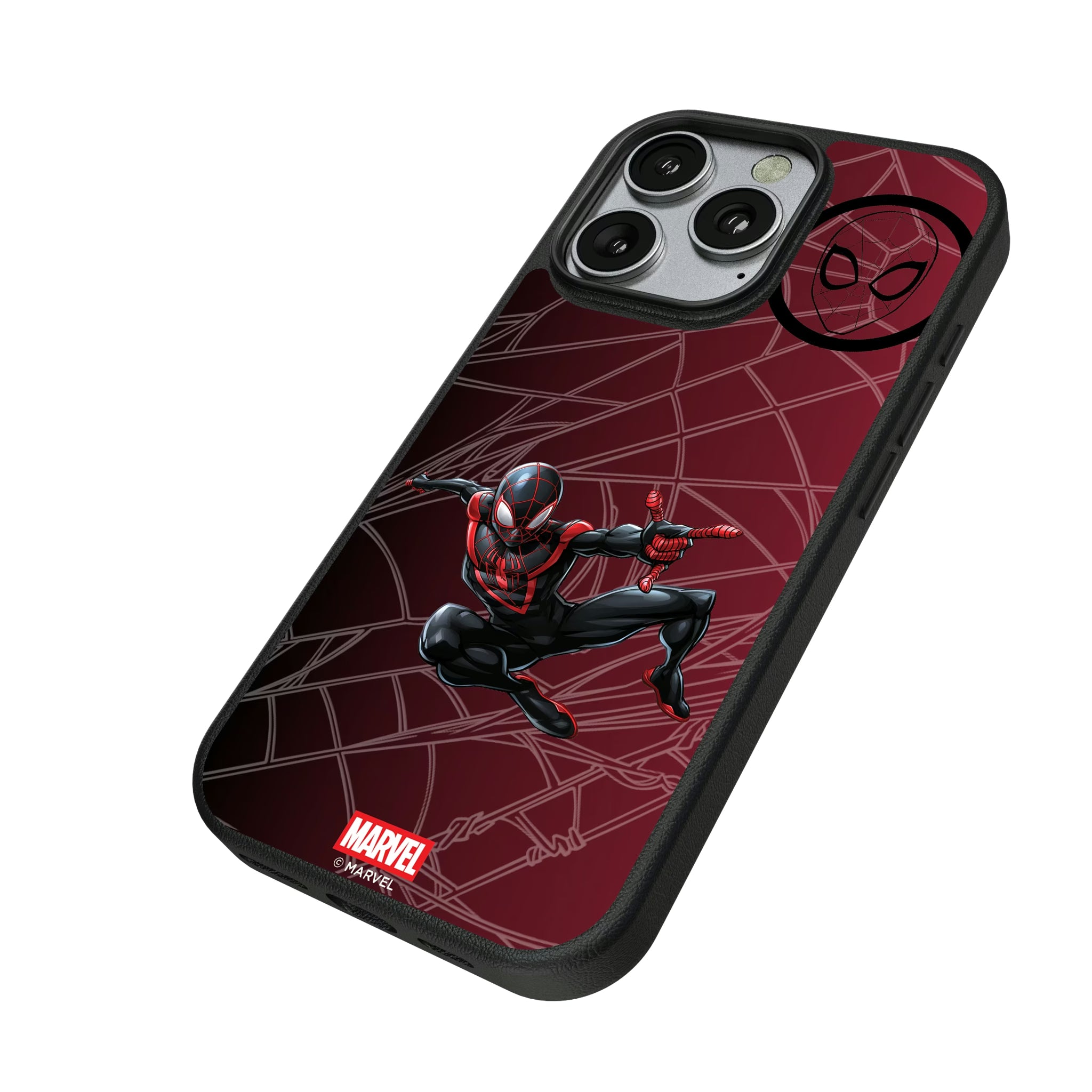 Marvel Miles Morales MechLine iPhone MagSafe Compatible Phone Case for Apple iPhone - Isometric View