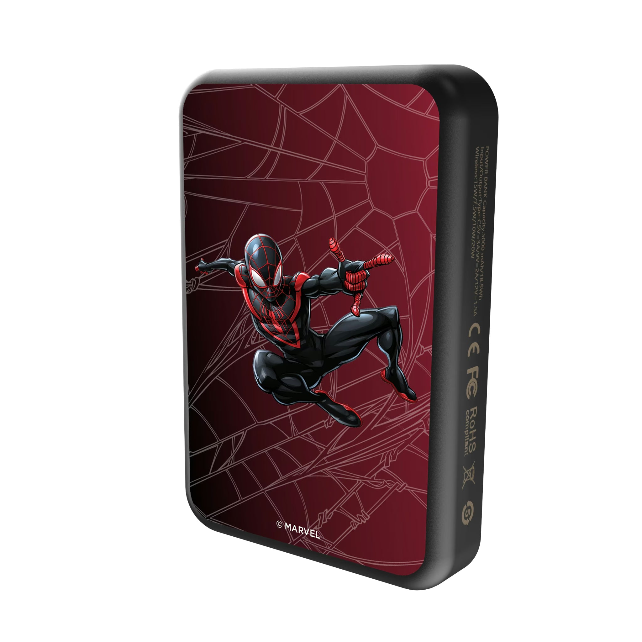 Marvel Miles Morales MechLine Wireless Mag Power Bank