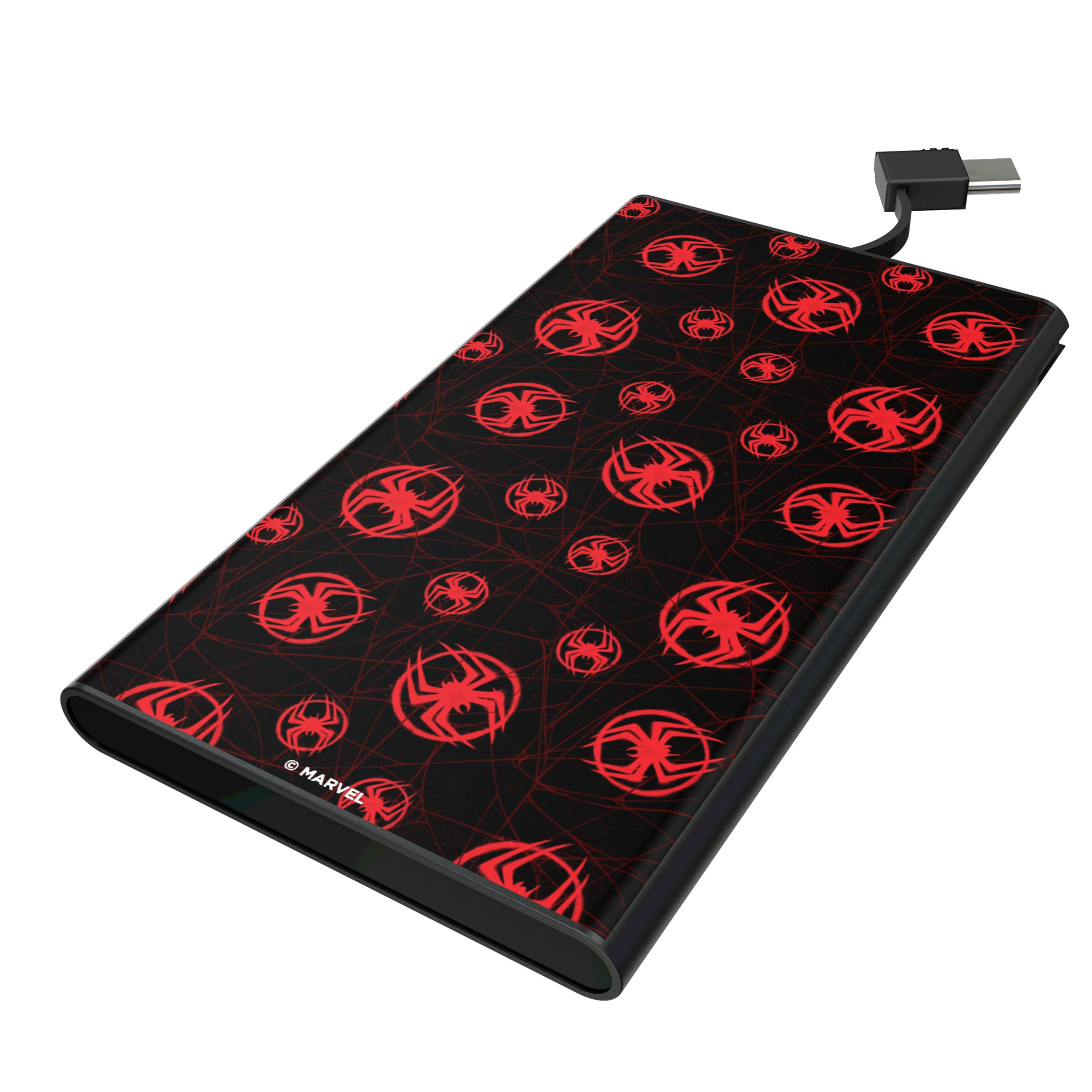 Marvel Miles Morales Pattern 5000mAh Flat Powerbank