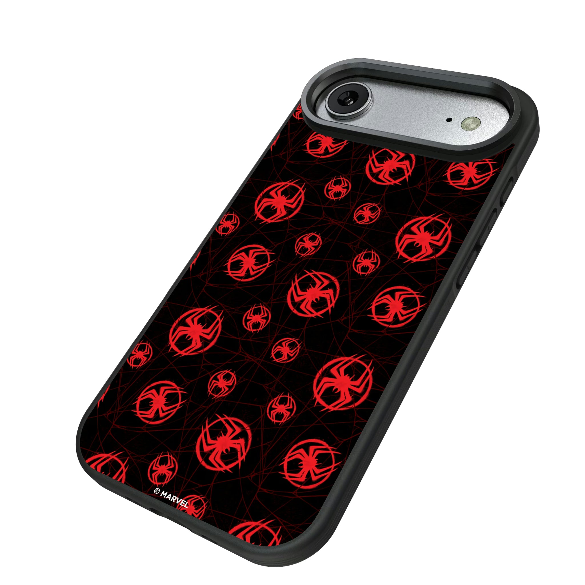 Marvel Miles Morales Pattern iPhone Bump Phone Case for Apple iPhone - Isometric View#Device_iPhone Air