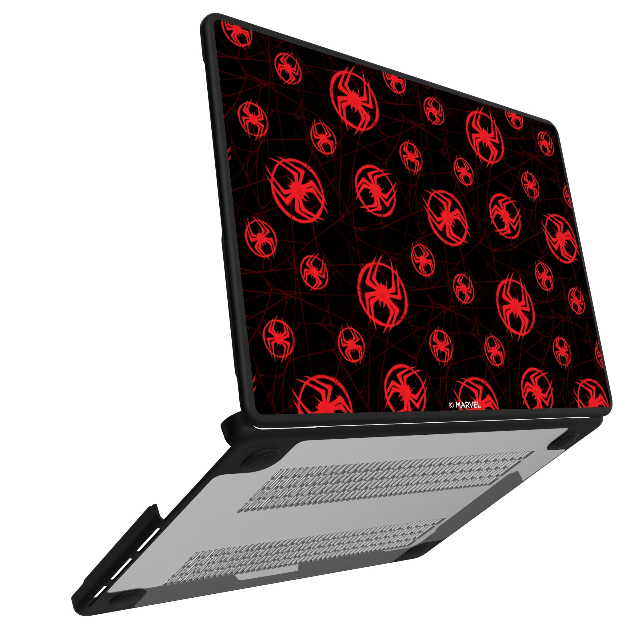 Marvel Miles Morales Pattern MacBook Laptop Case for Apple MacBook#Device_MacBook Pro (14-inch, 2021) / MacBook Pro (14-inch, 2023) / MacBook Pro (14-inch, 2024)