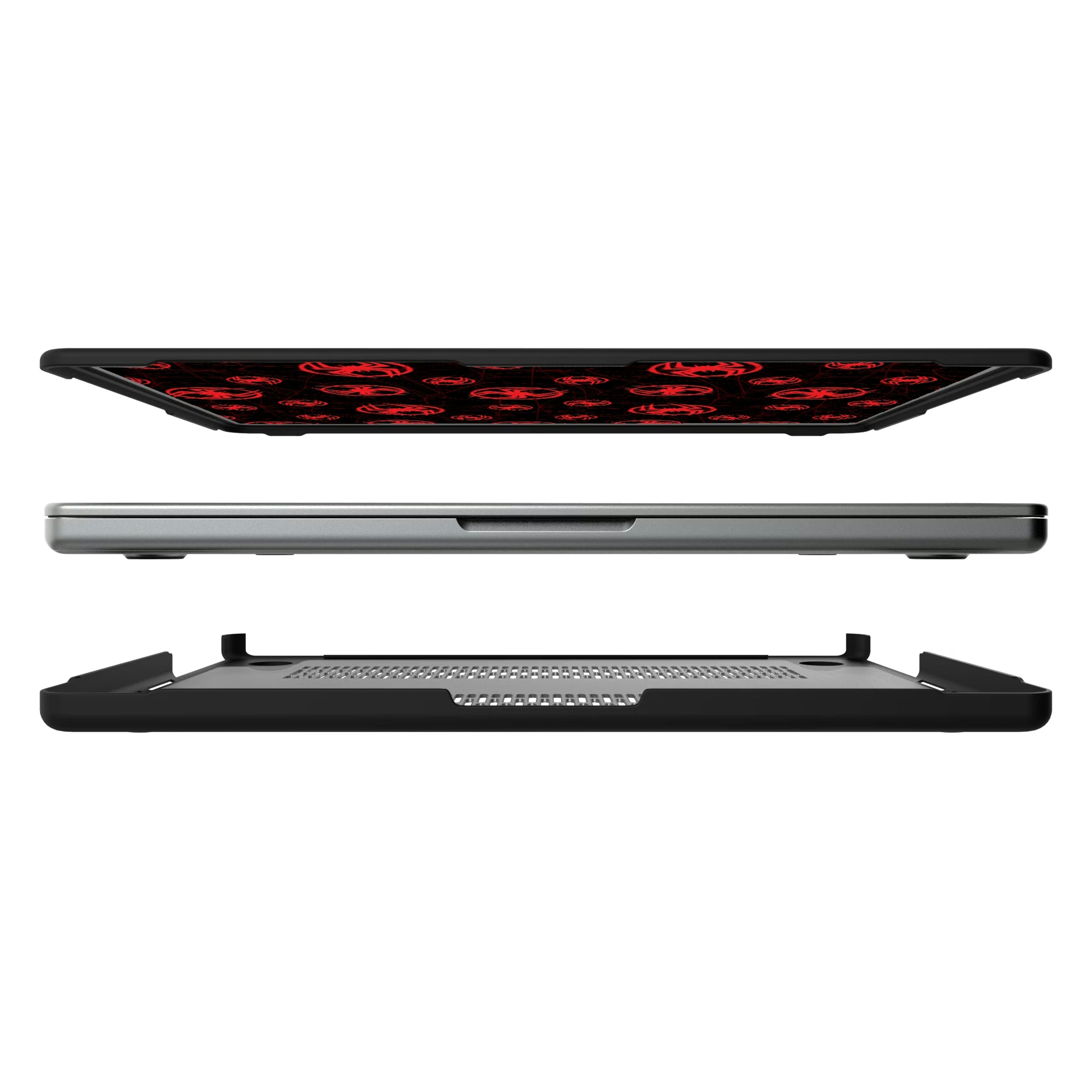 Marvel Miles Morales Pattern MacBook Laptop Case for Apple MacBook#Device_MacBook Pro (14-inch, 2021) / MacBook Pro (14-inch, 2023) / MacBook Pro (14-inch, 2024)