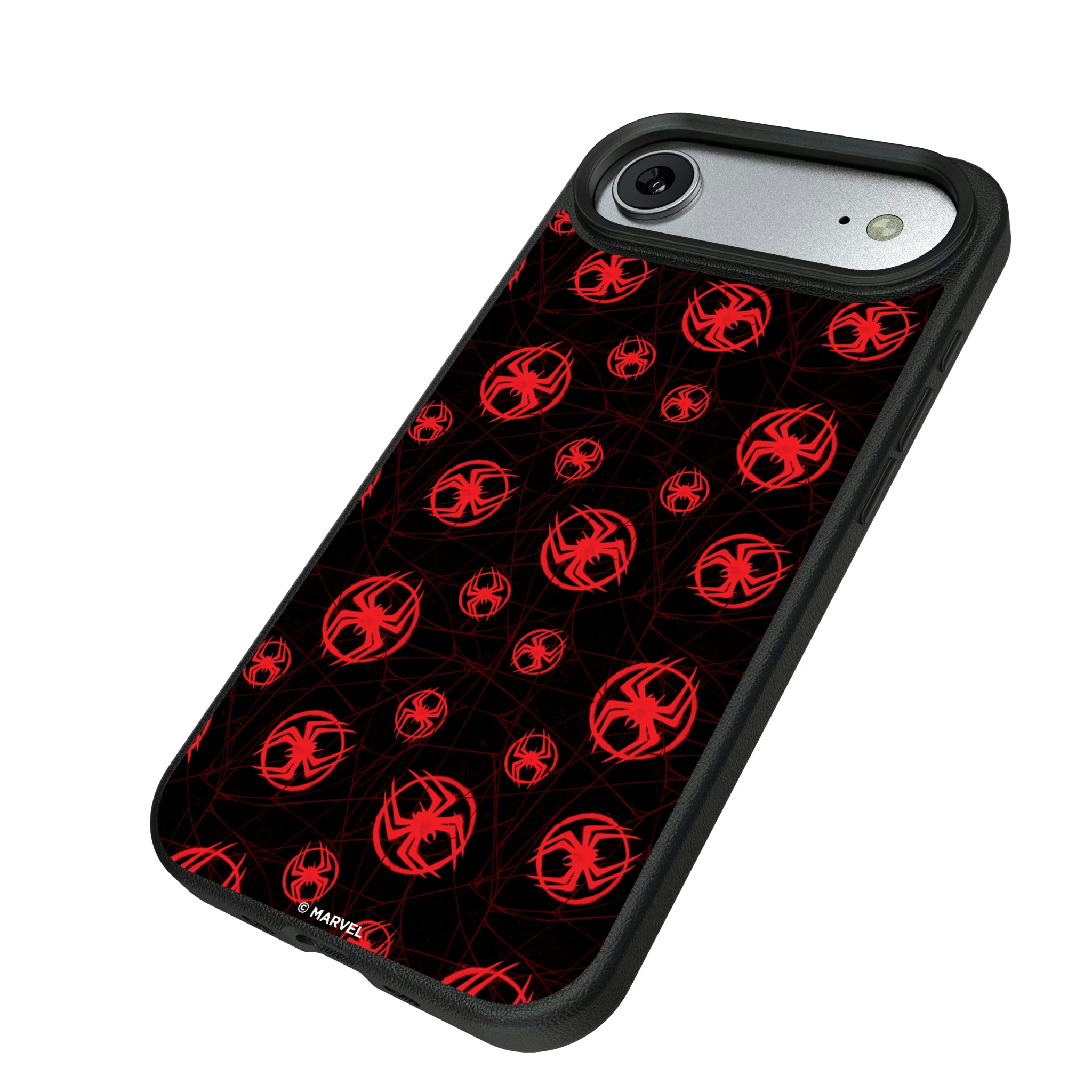 Marvel Miles Morales Pattern iPhone MagSafe Compatible Phone Case for Apple iPhone - Isometric View#Device_iPhone Air