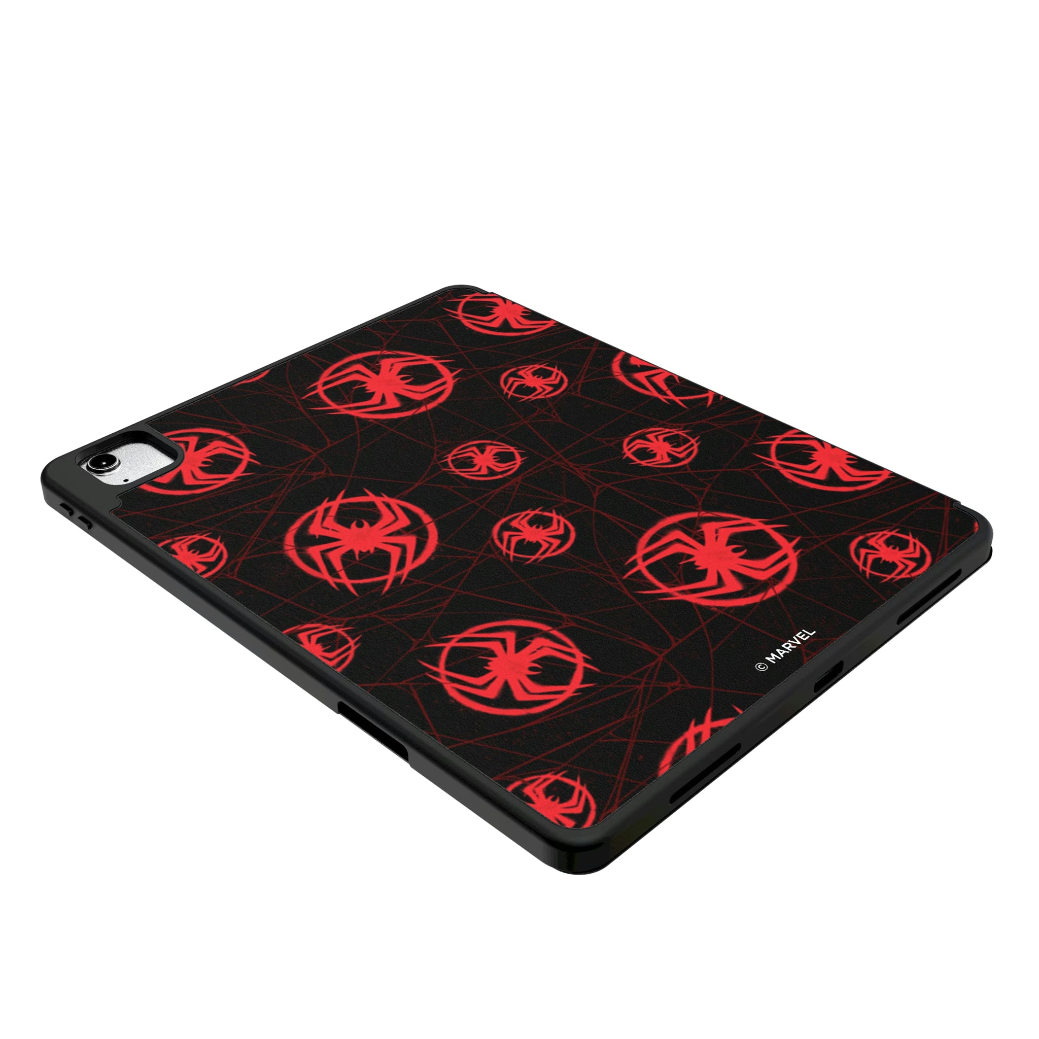 Marvel Miles Morales Pattern iPad Tablet Case for Apple iPad - Isometric View