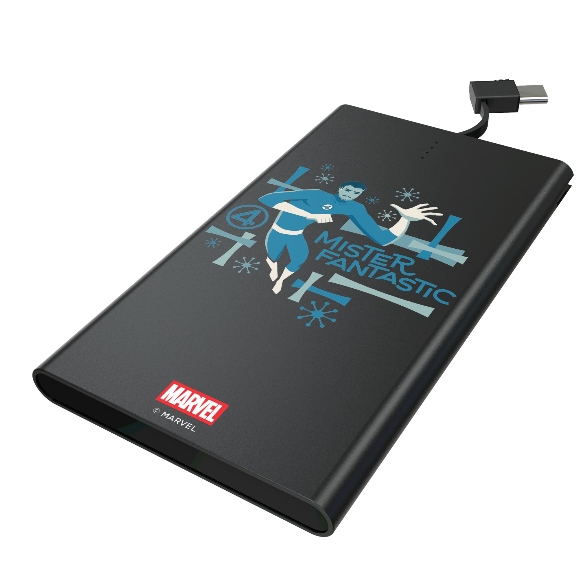 Marvel Mister Fantastic Badge 5000mAh Flat Powerbank