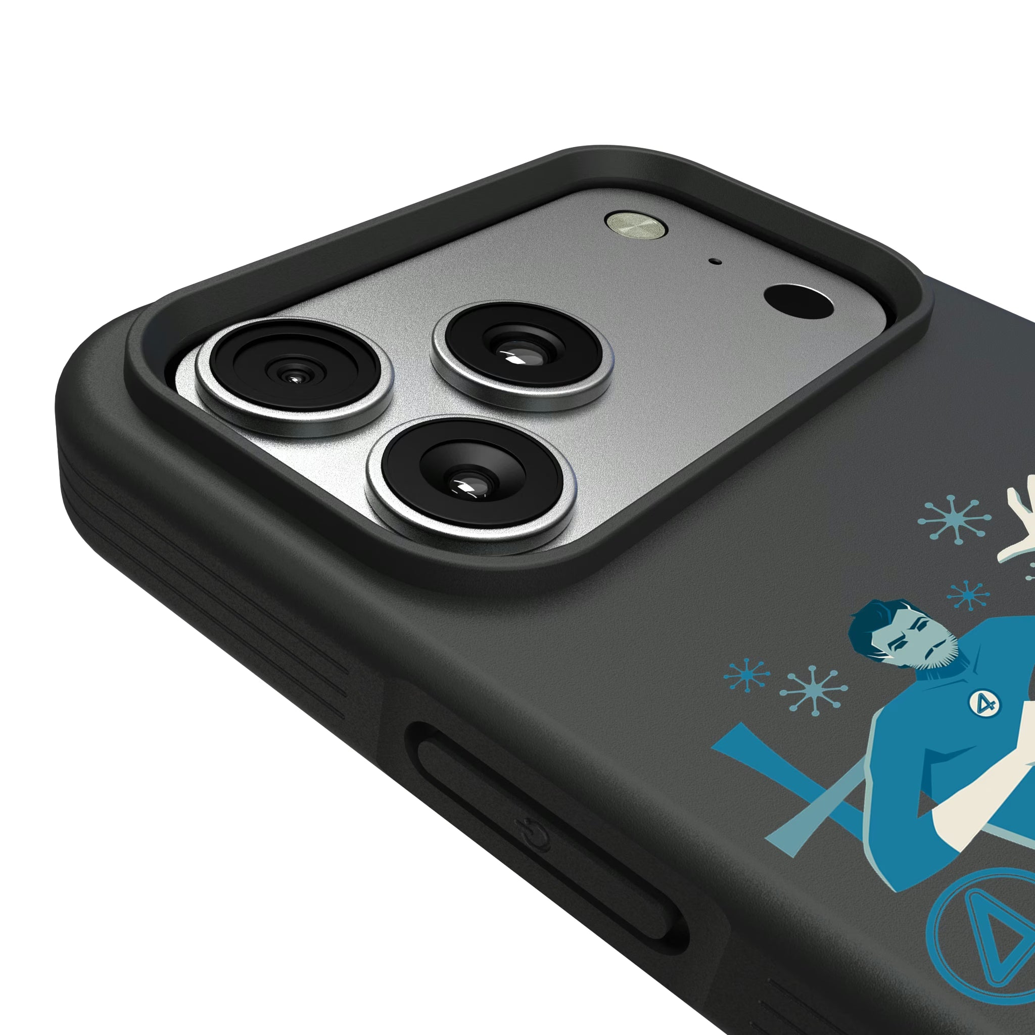 Marvel Mister Fantastic Badge iPhone Bump Phone Case for Apple iPhone - Detail#Device_iPhone 17 Pro Max