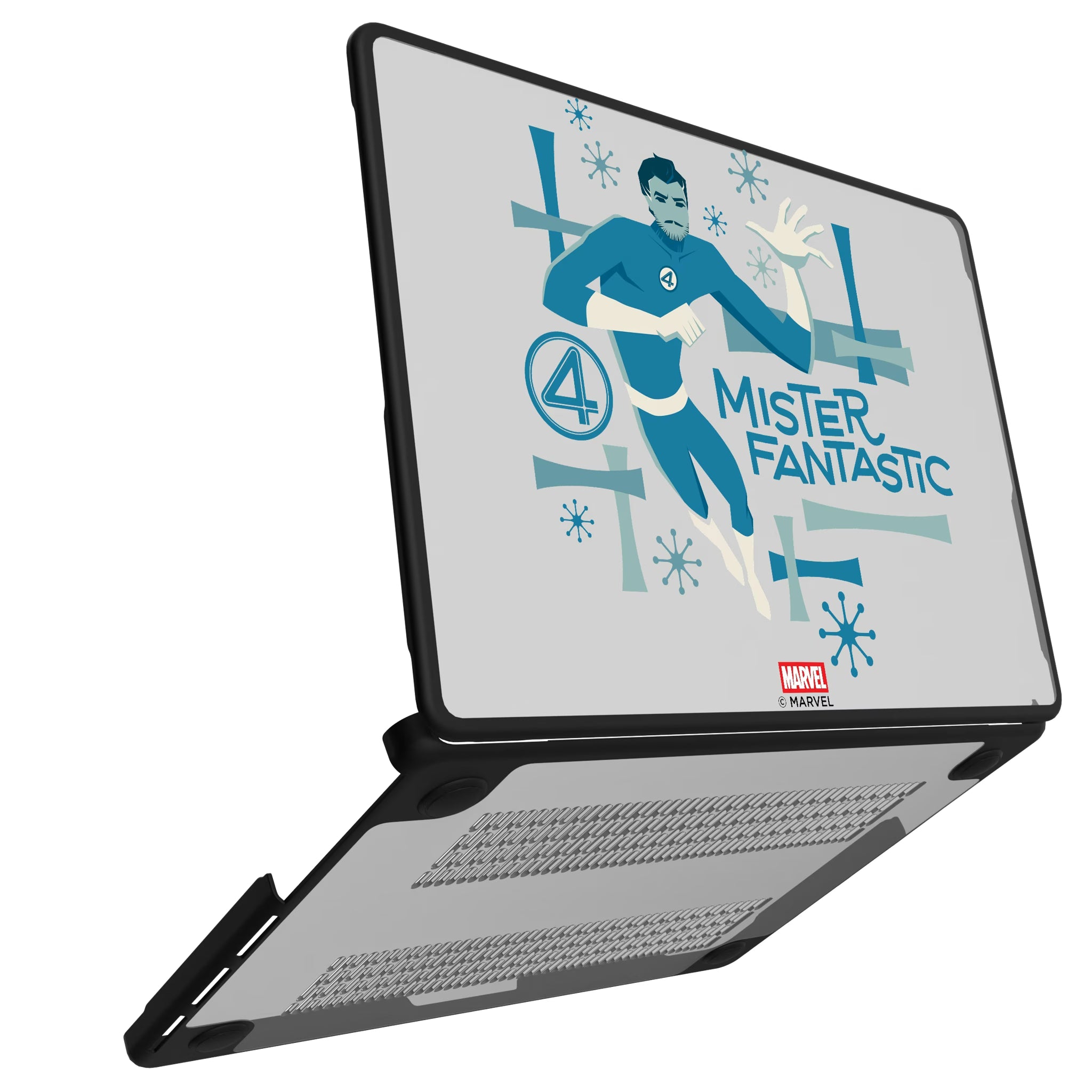 Marvel Mister Fantastic Badge MacBook Laptop Case for Apple MacBook#Device_MacBook Pro (14-inch, 2021) / MacBook Pro (14-inch, 2023) / MacBook Pro (14-inch, 2024)