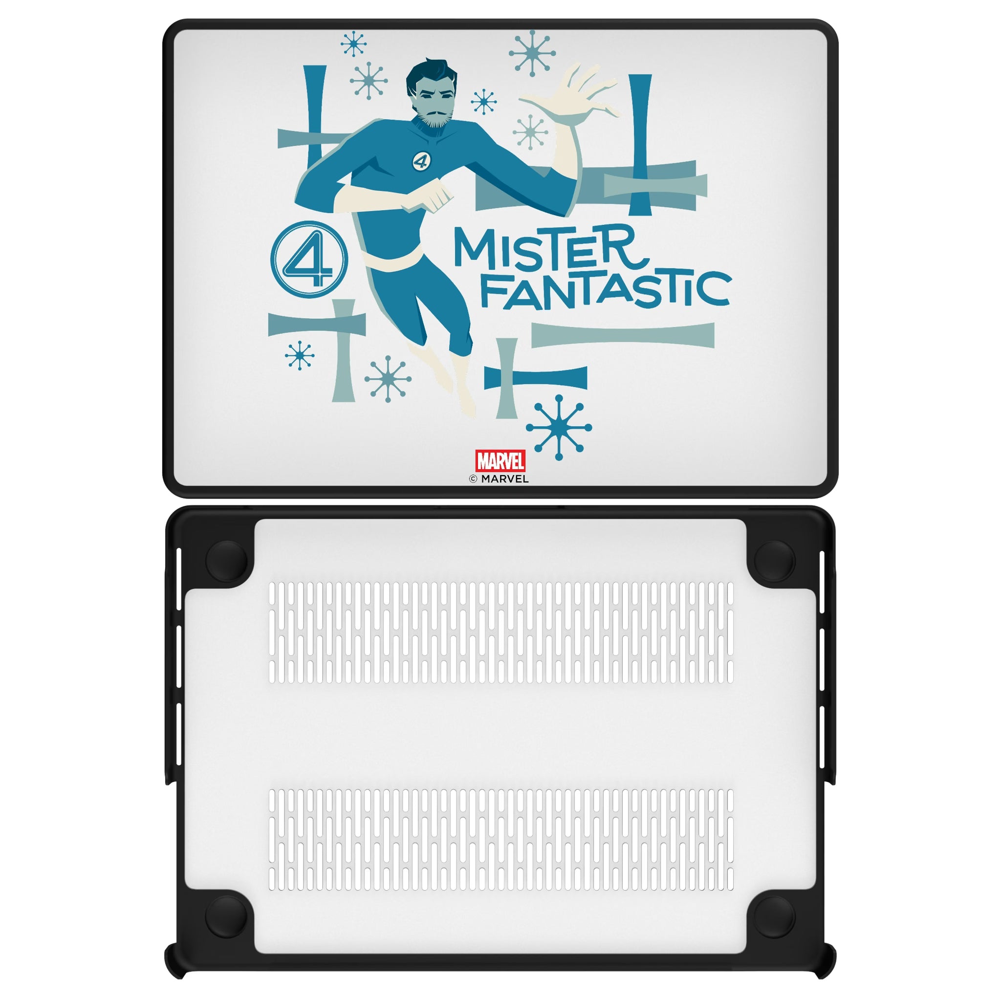 Marvel Mister Fantastic Badge MacBook Laptop Case for Apple MacBook#Device_MacBook Pro (14-inch, 2021) / MacBook Pro (14-inch, 2023) / MacBook Pro (14-inch, 2024)