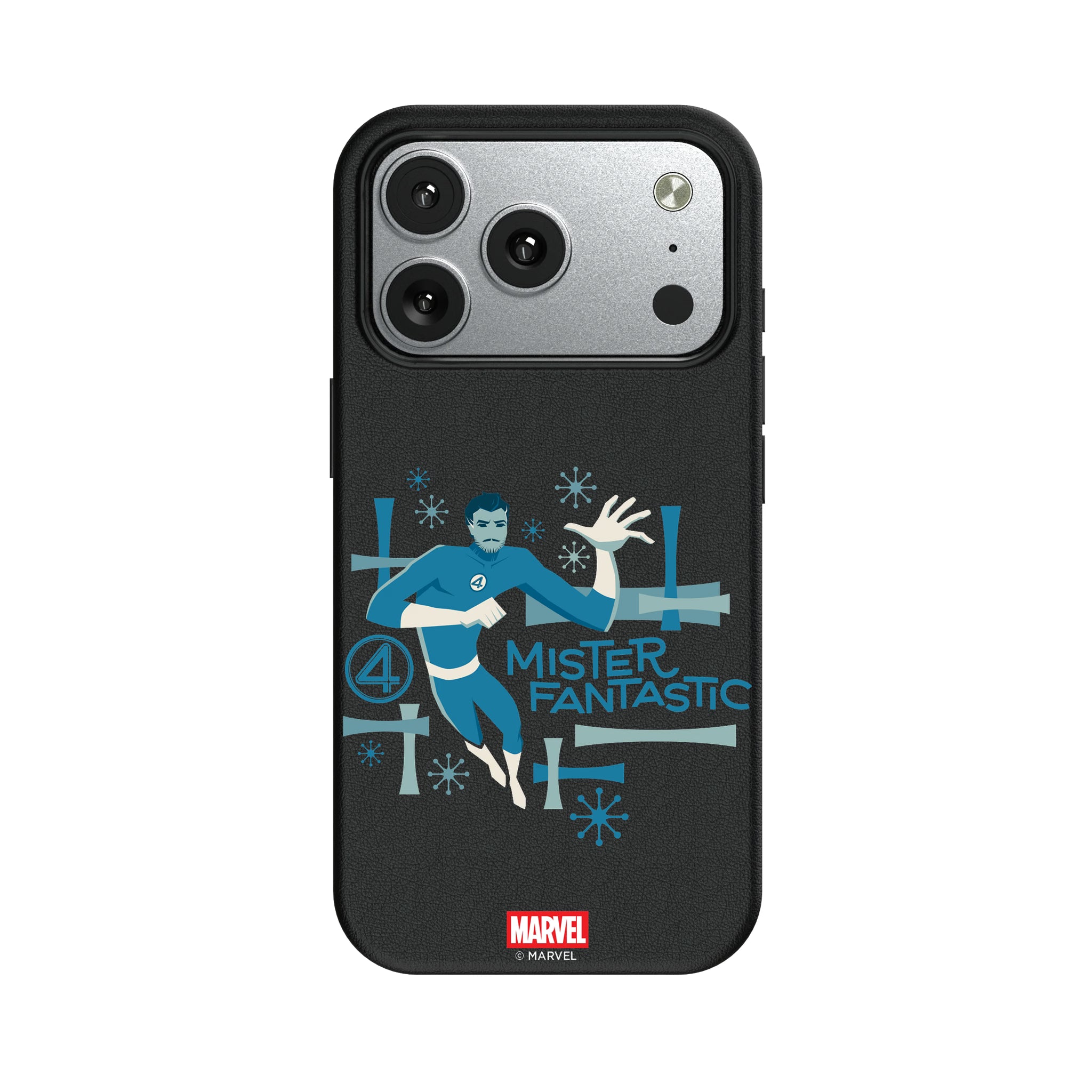 Marvel Mister Fantastic Badge iPhone MagSafe Compatible Phone Case for Apple iPhone#Device_iPhone 17 Pro