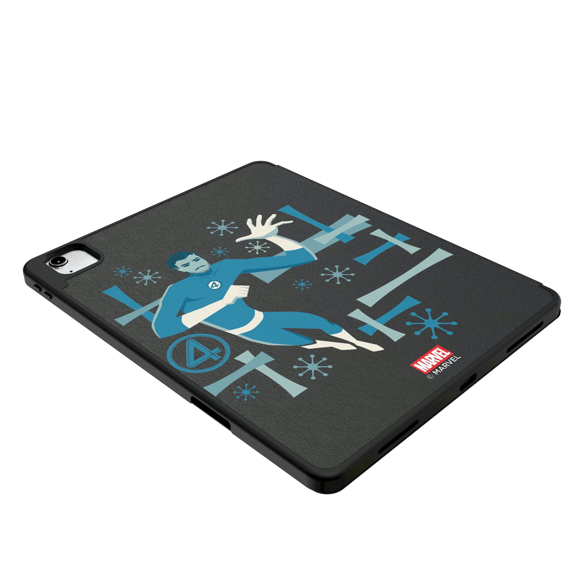 Marvel Mister Fantastic Badge iPad Tablet Case for Apple iPad - Isometric View