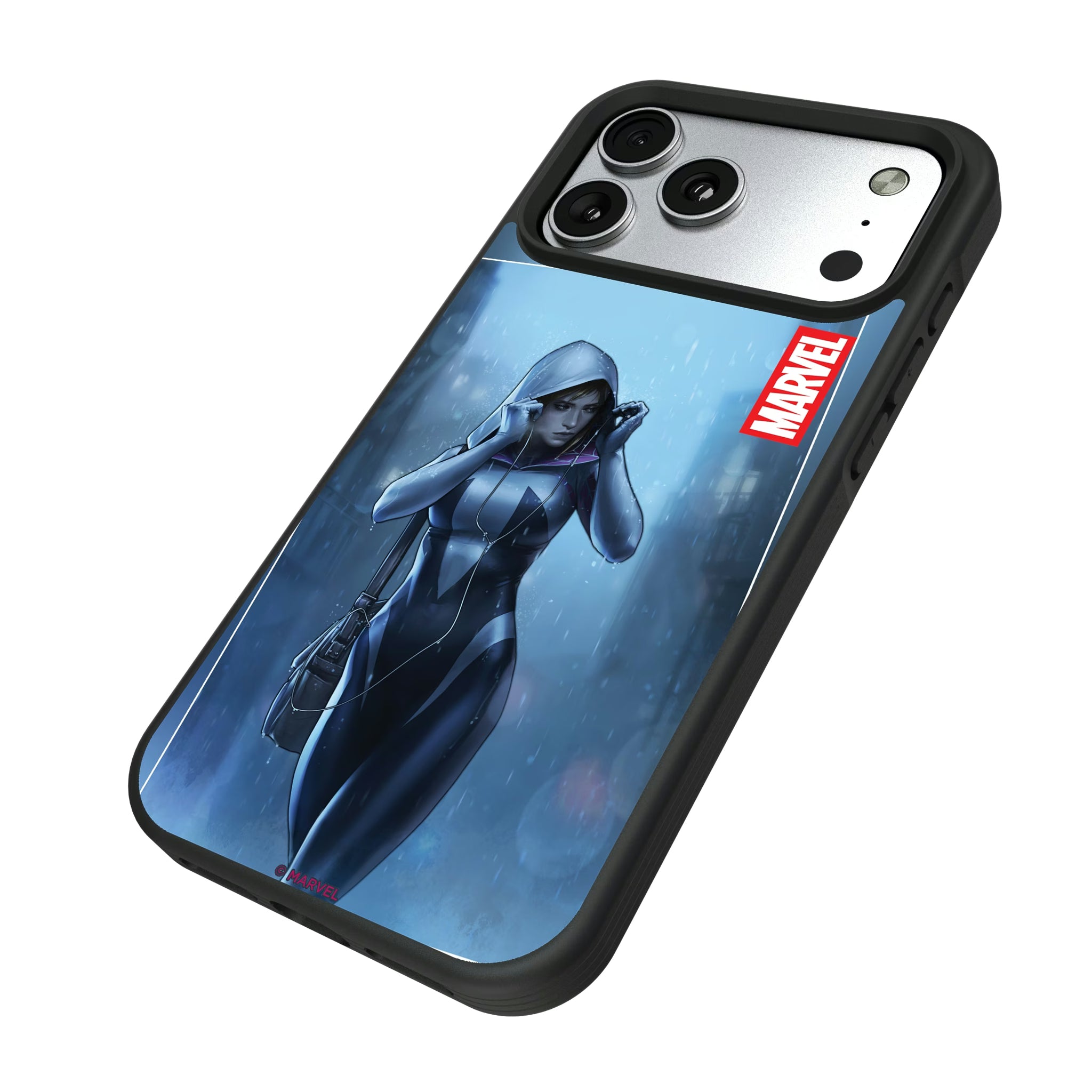 Marvel Spider-Gwen Cover Art iPhone Bump Phone Case for Apple iPhone - Isometric View#Device_iPhone 17 Pro Max